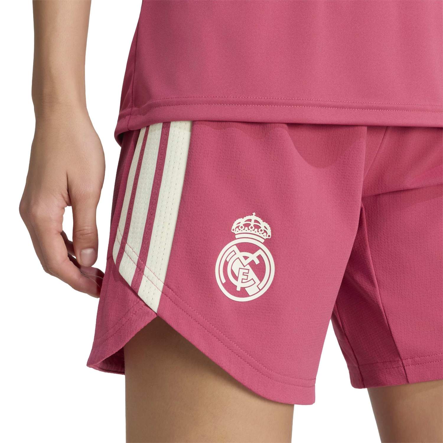 女款 adidas 训练短裤 26/27 粉色