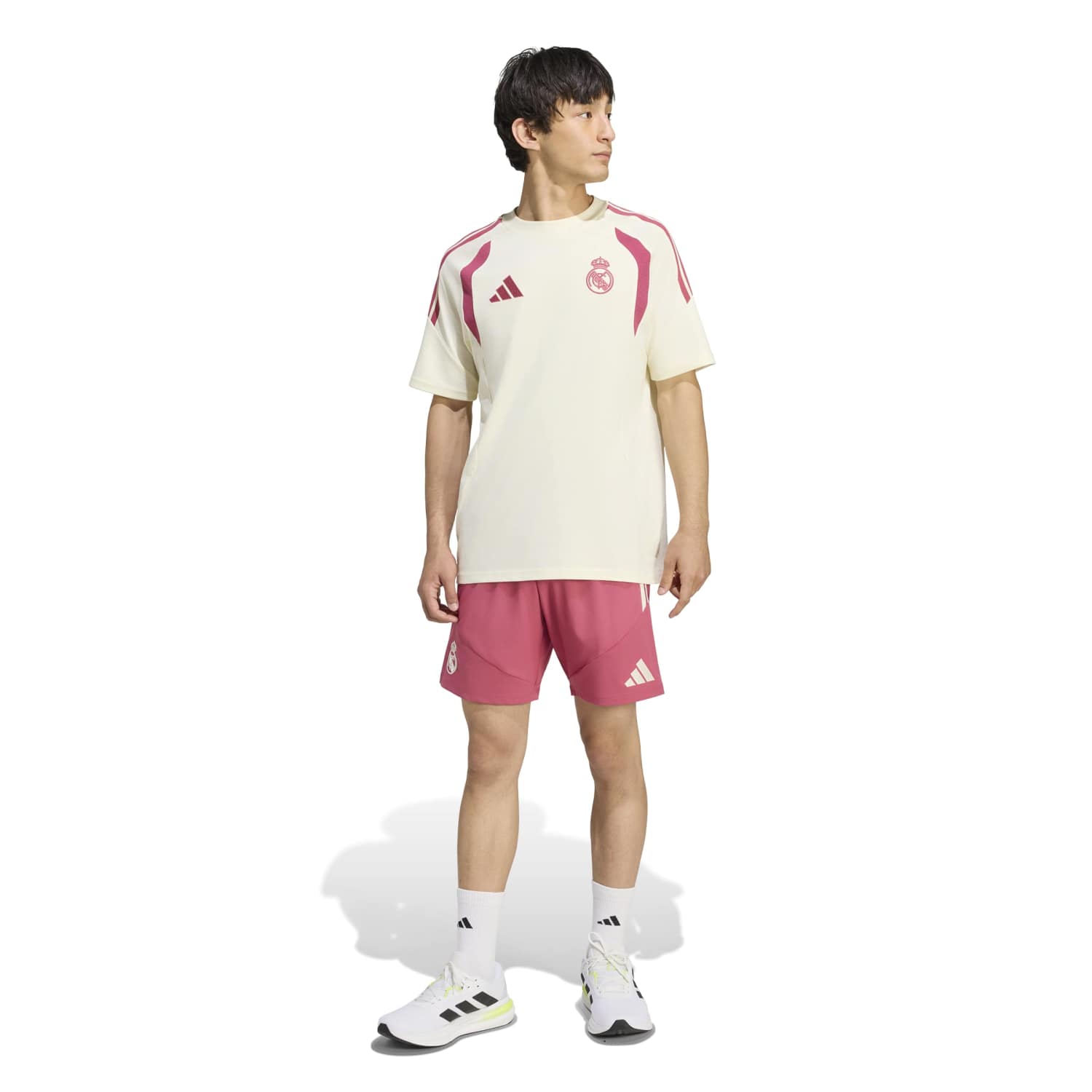 男款 adidas 休闲训练短裤 26/27 粉色