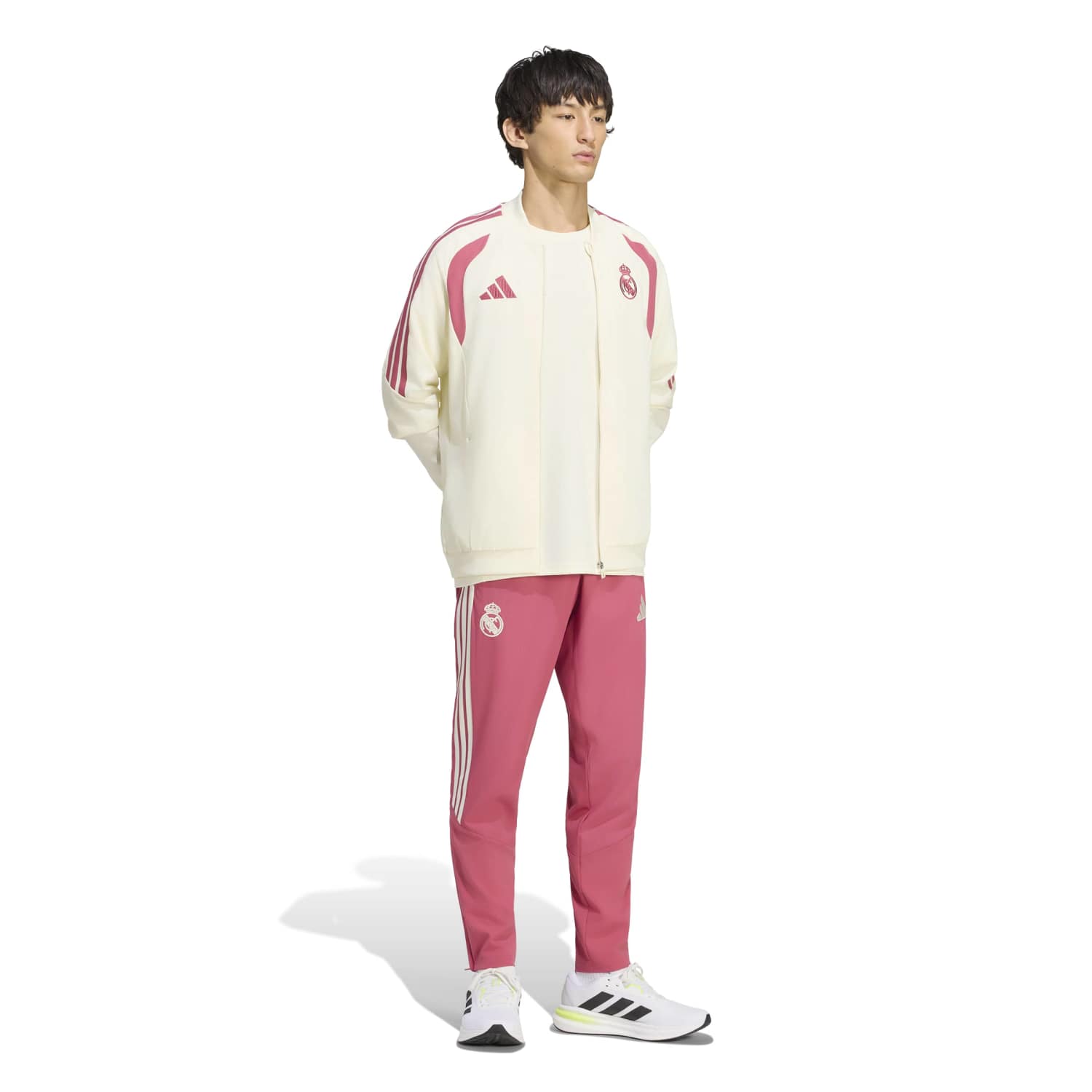 男款 adidas 运动套装训练裤 26/27 粉色