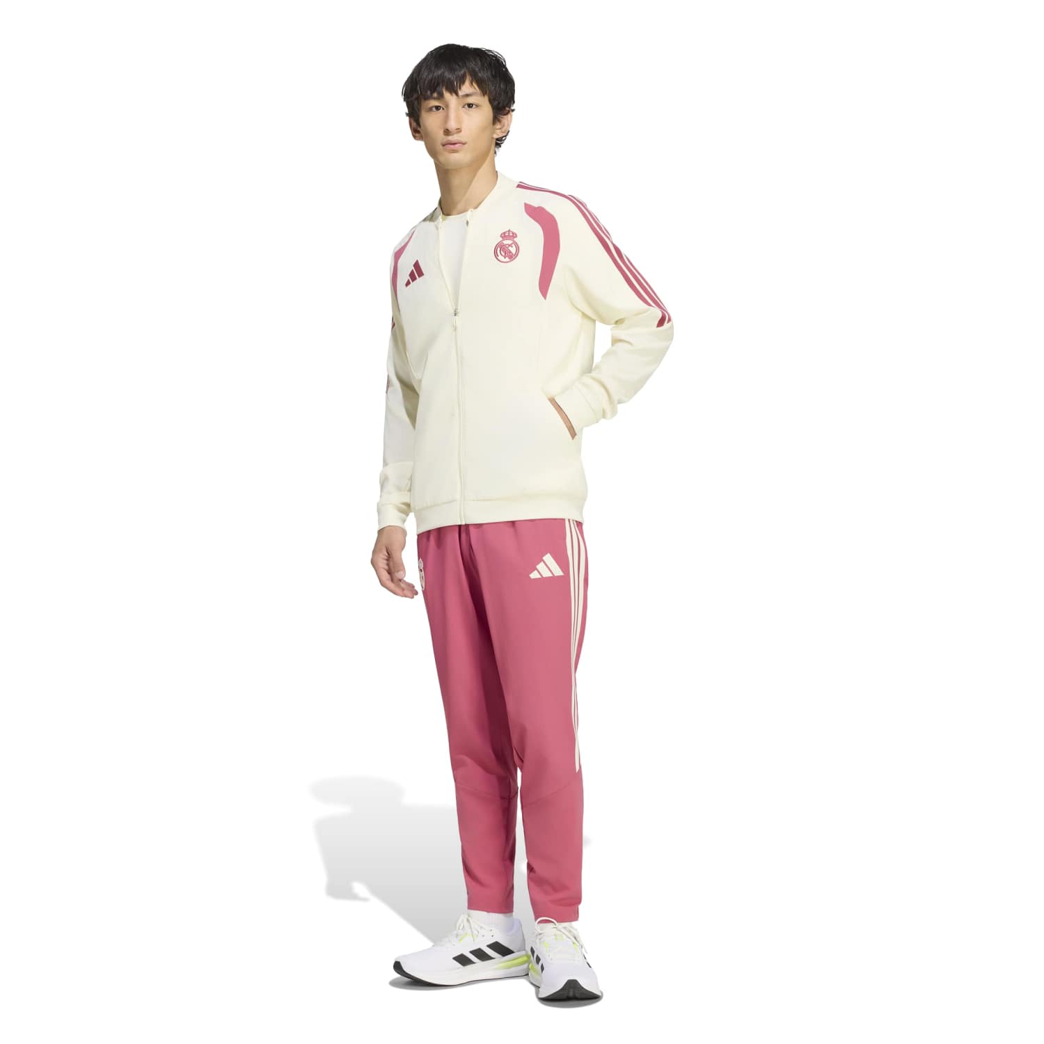 男款 adidas 运动套装训练裤 26/27 粉色