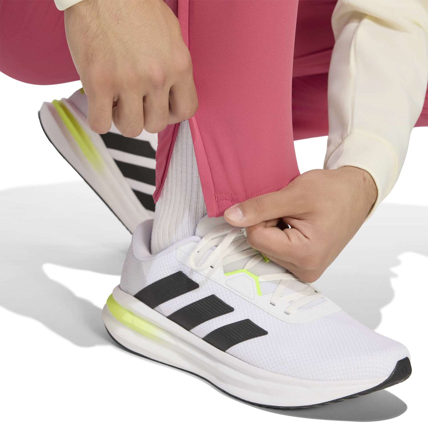 男款 adidas 运动套装训练裤 26/27 粉色