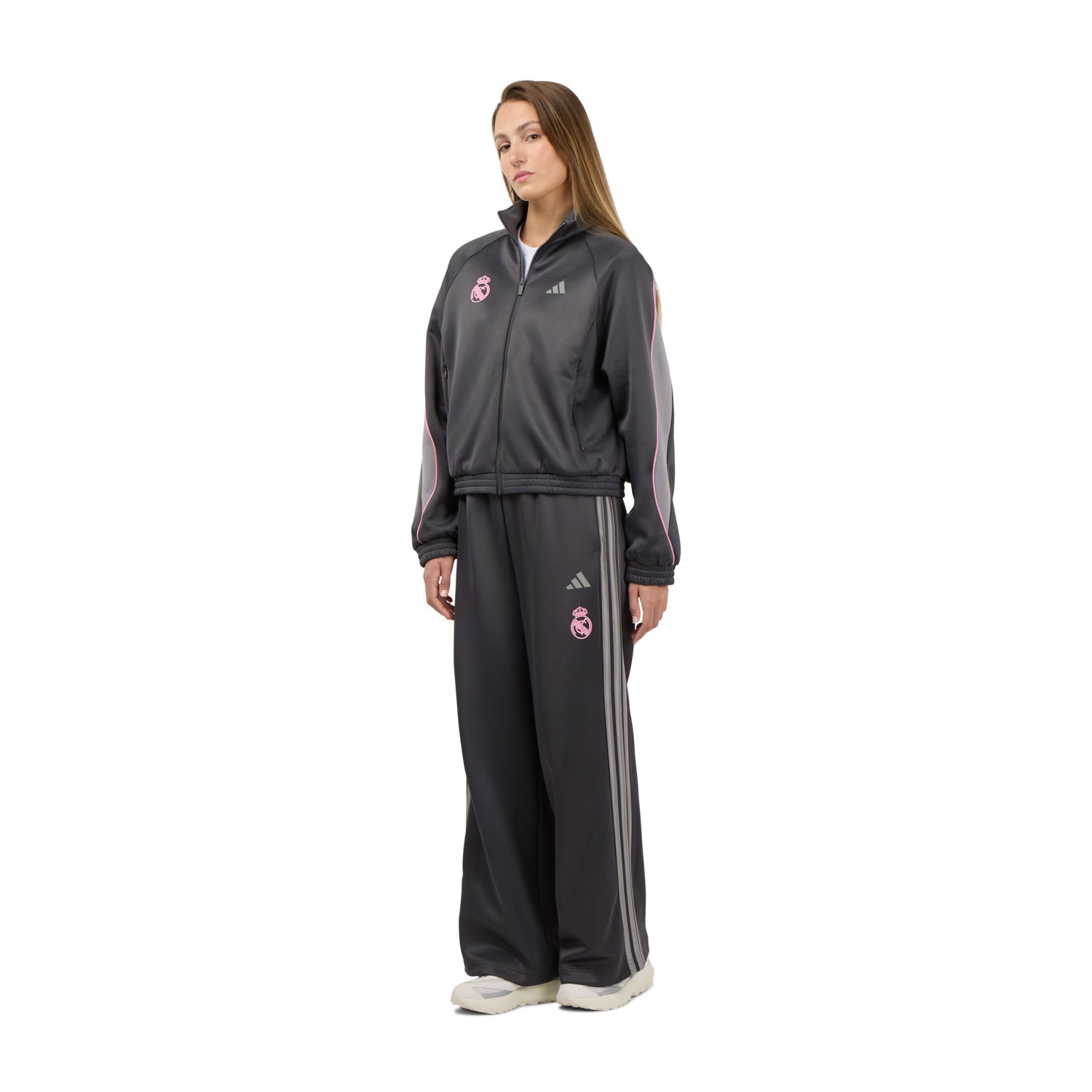 Chaqueta Chándal Mujer adidas Stadium Gris