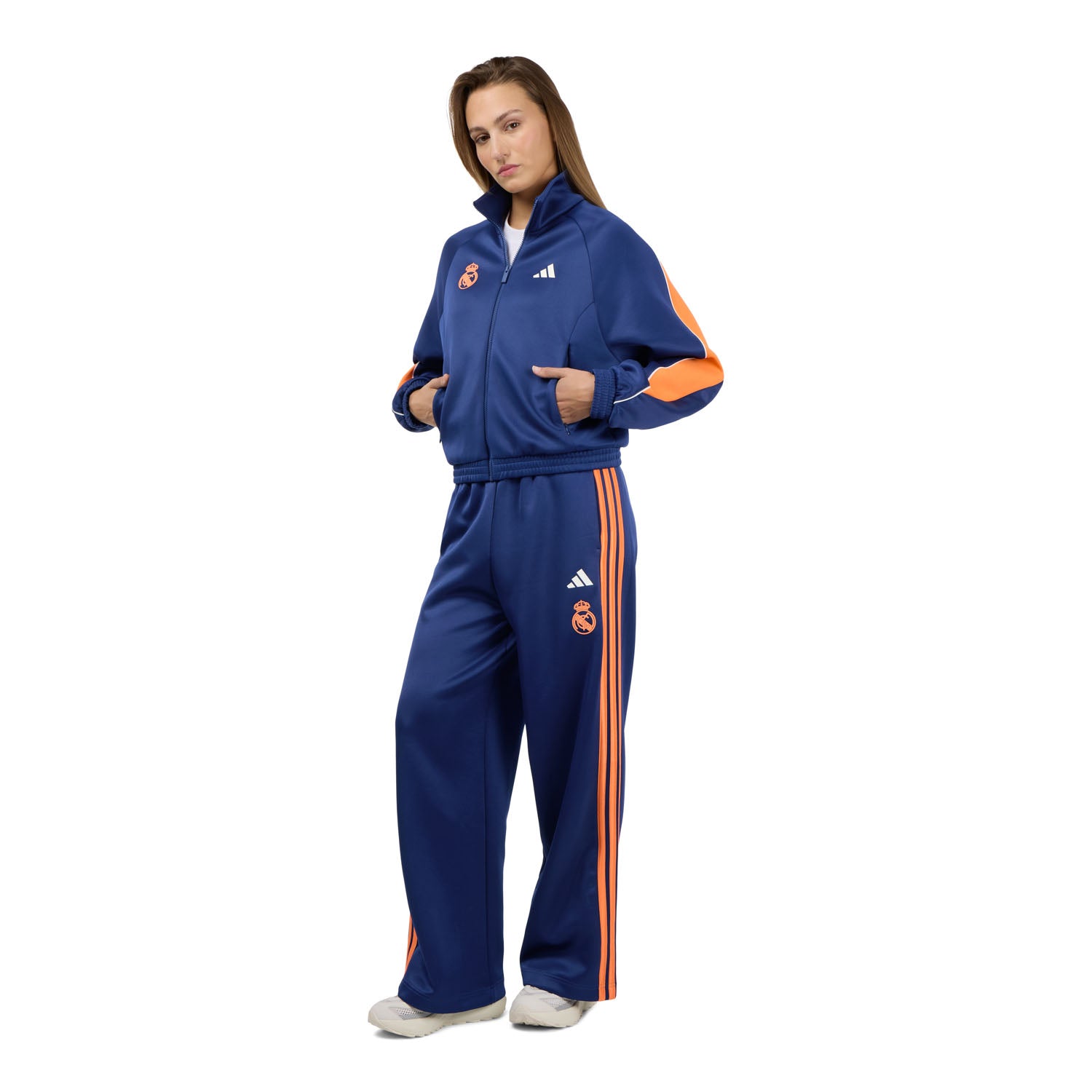 Donna adidas Stadium Giacca della Tuta Blu Navy