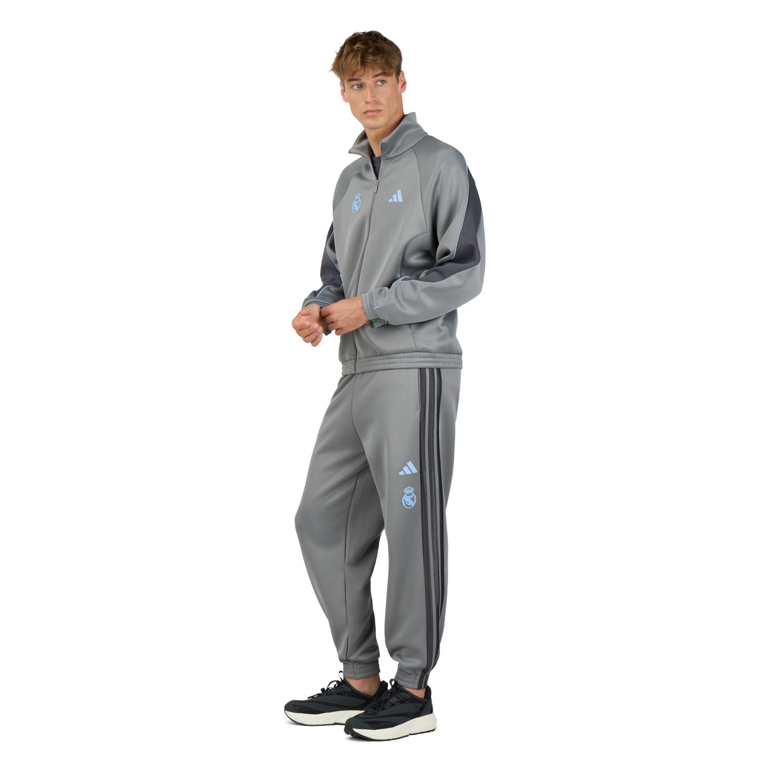 Chaqueta Chándal Hombre adidas Stadium Gris