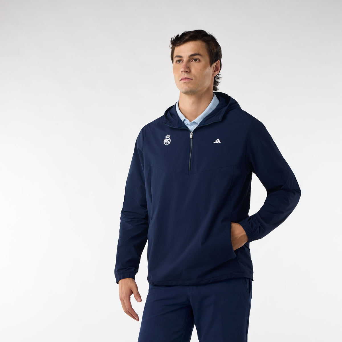 Giacca Antivento Uomo adidas Golf Ultimate365+ Clima365 Course Control Blu Navy