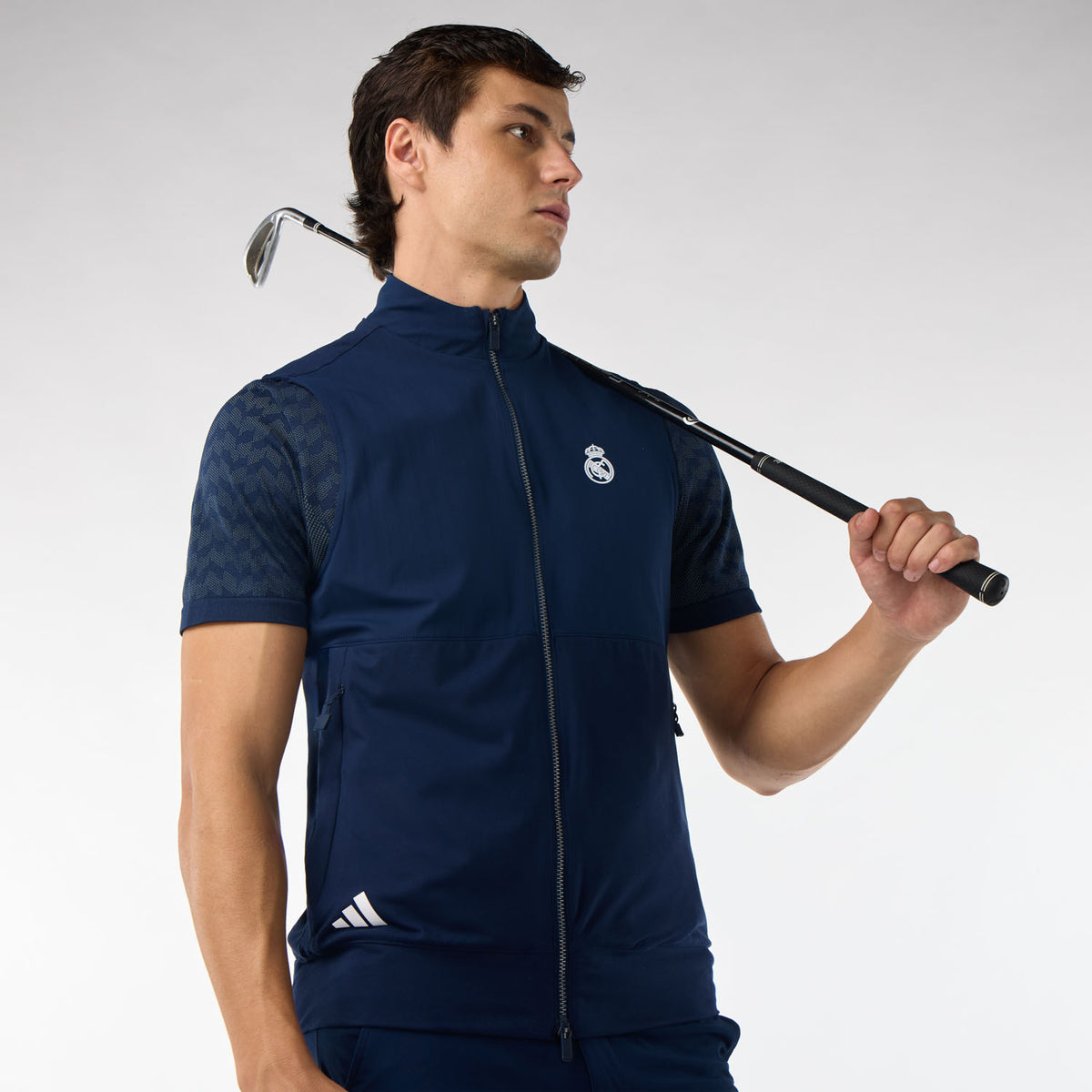 Gilet con Zip Uomo adidas Golf Ultimate365 Tour Blu Navy