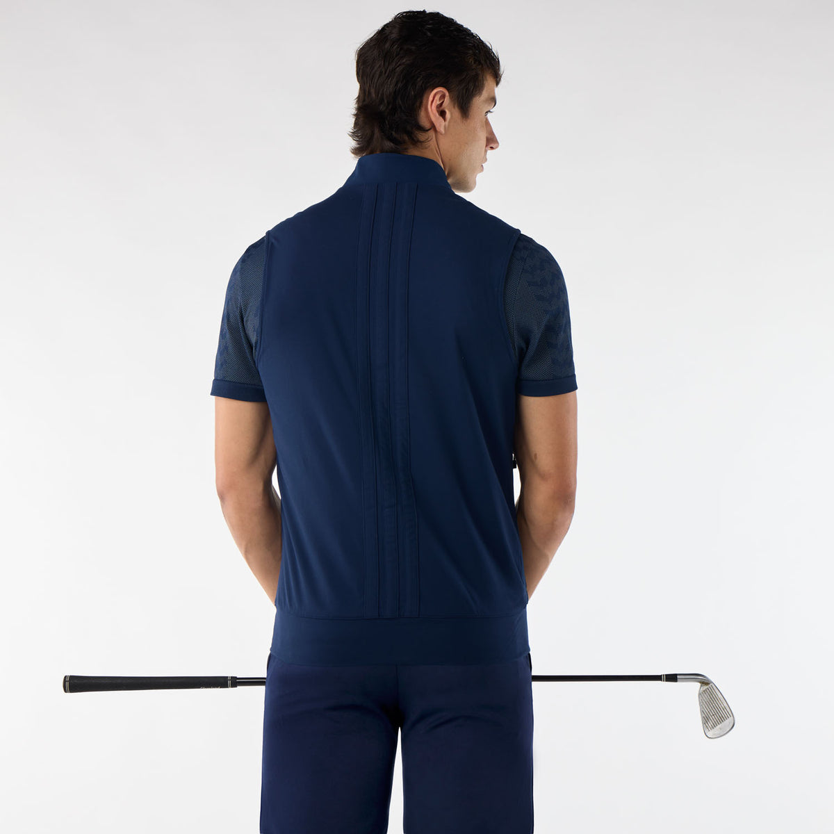 Gilet con Zip Uomo adidas Golf Ultimate365 Tour Blu Navy