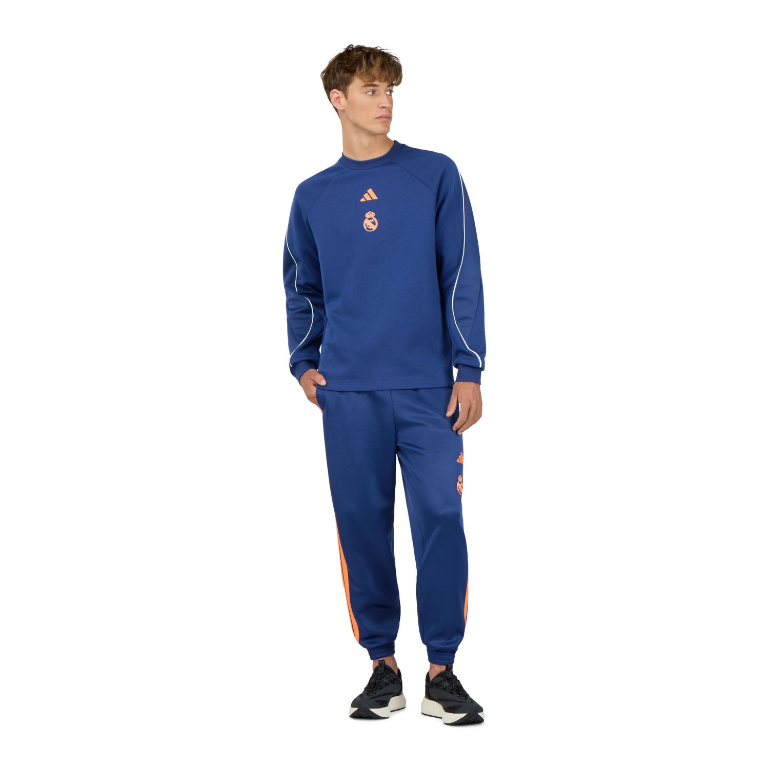 男款 adidas Stadium 卫衣 海军蓝