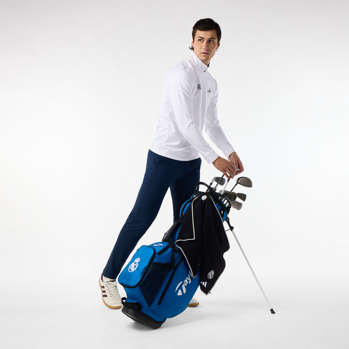 Sac de Golf Stand Bag Pro Real Madrid x TaylorMade Bleu Royal