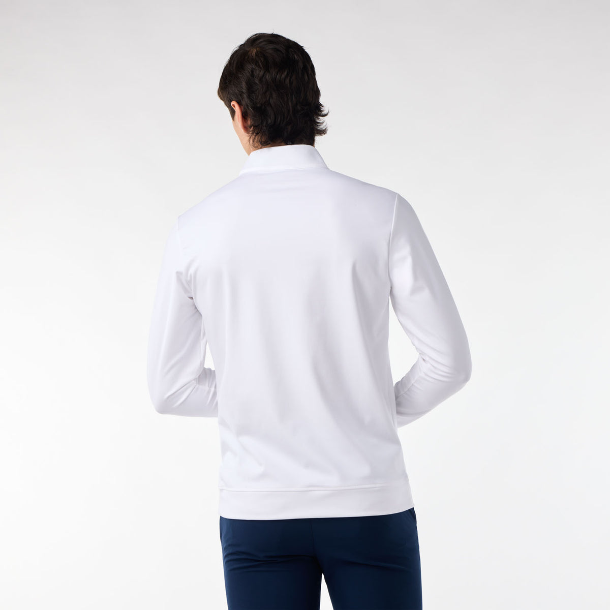 Herren adidas Golf Ultimate365 Viertelreißverschluss-Sweatshirt Weiß
