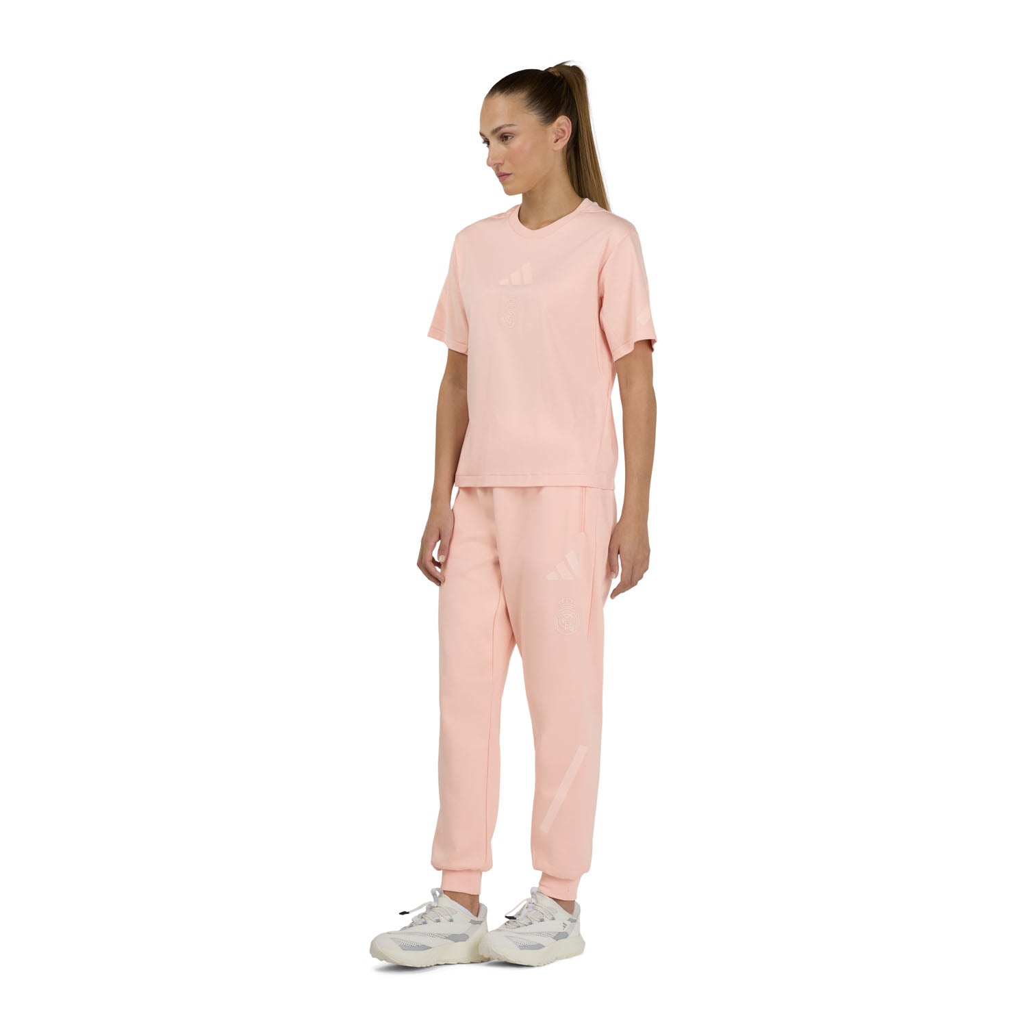 Womens adidas Real Urban Z.N.E. T-Shirt Blush Pink