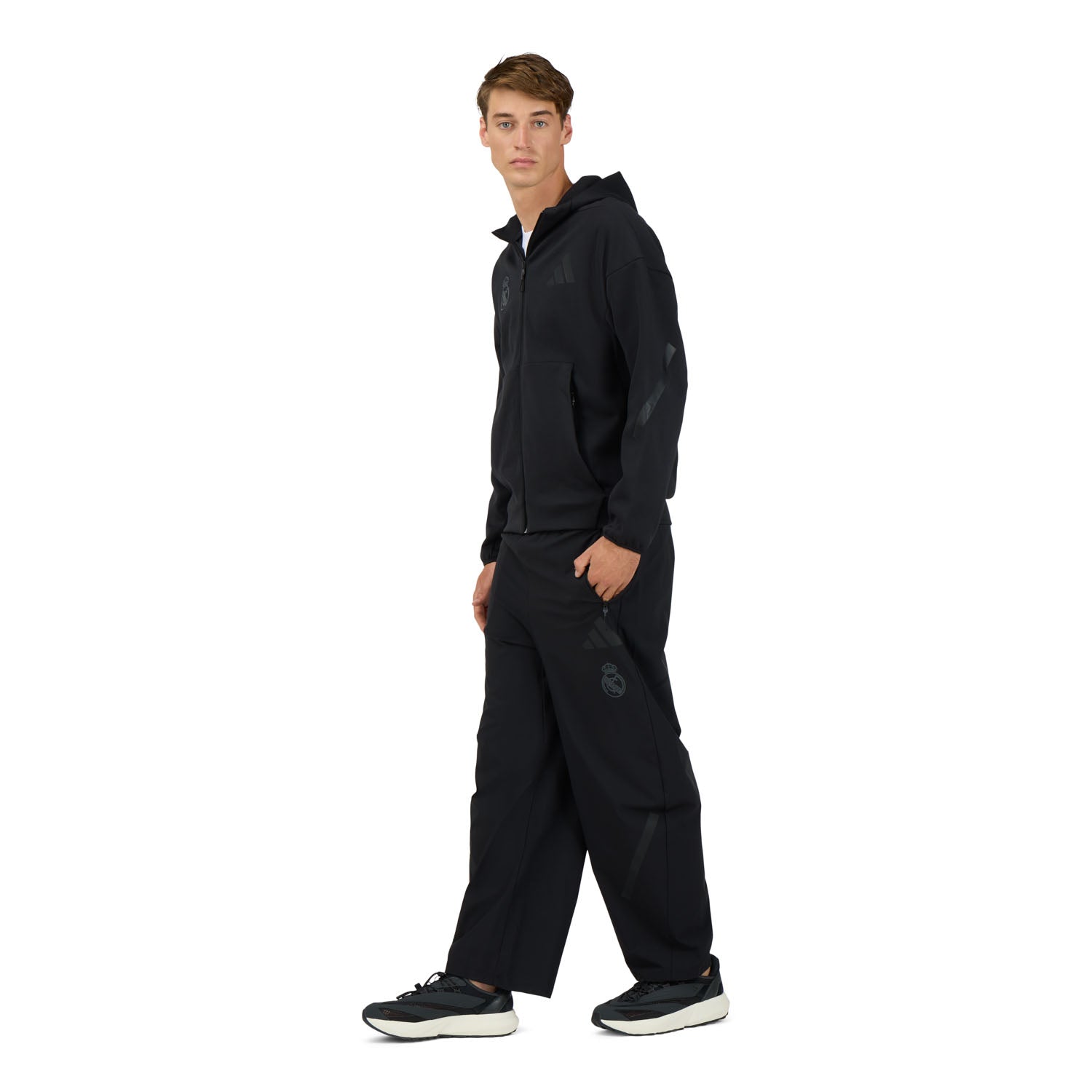 남성 adidas Real Urban Z.N.E. 우븐 트랙탑 블랙