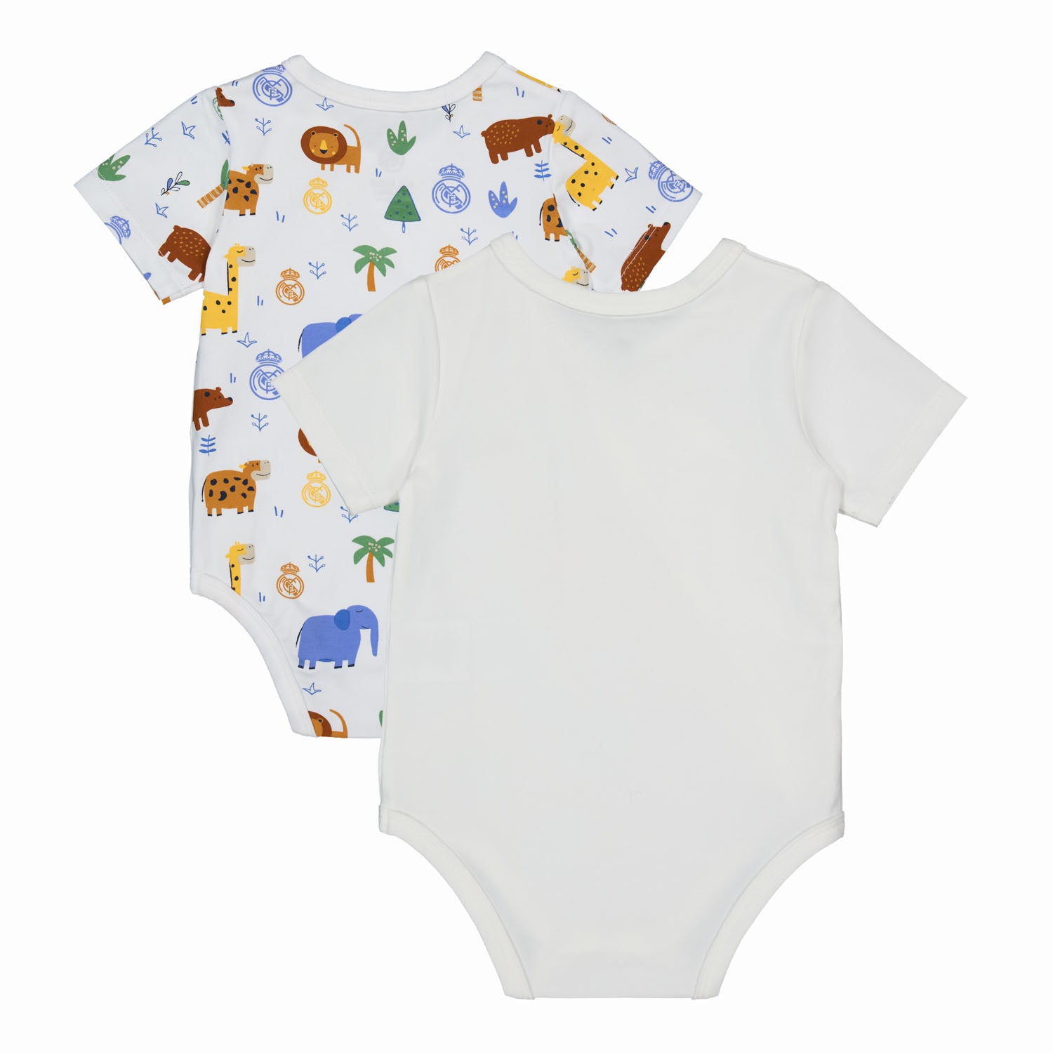 2er-Set Baby Body Jungle Friends Weiß Real Madrid