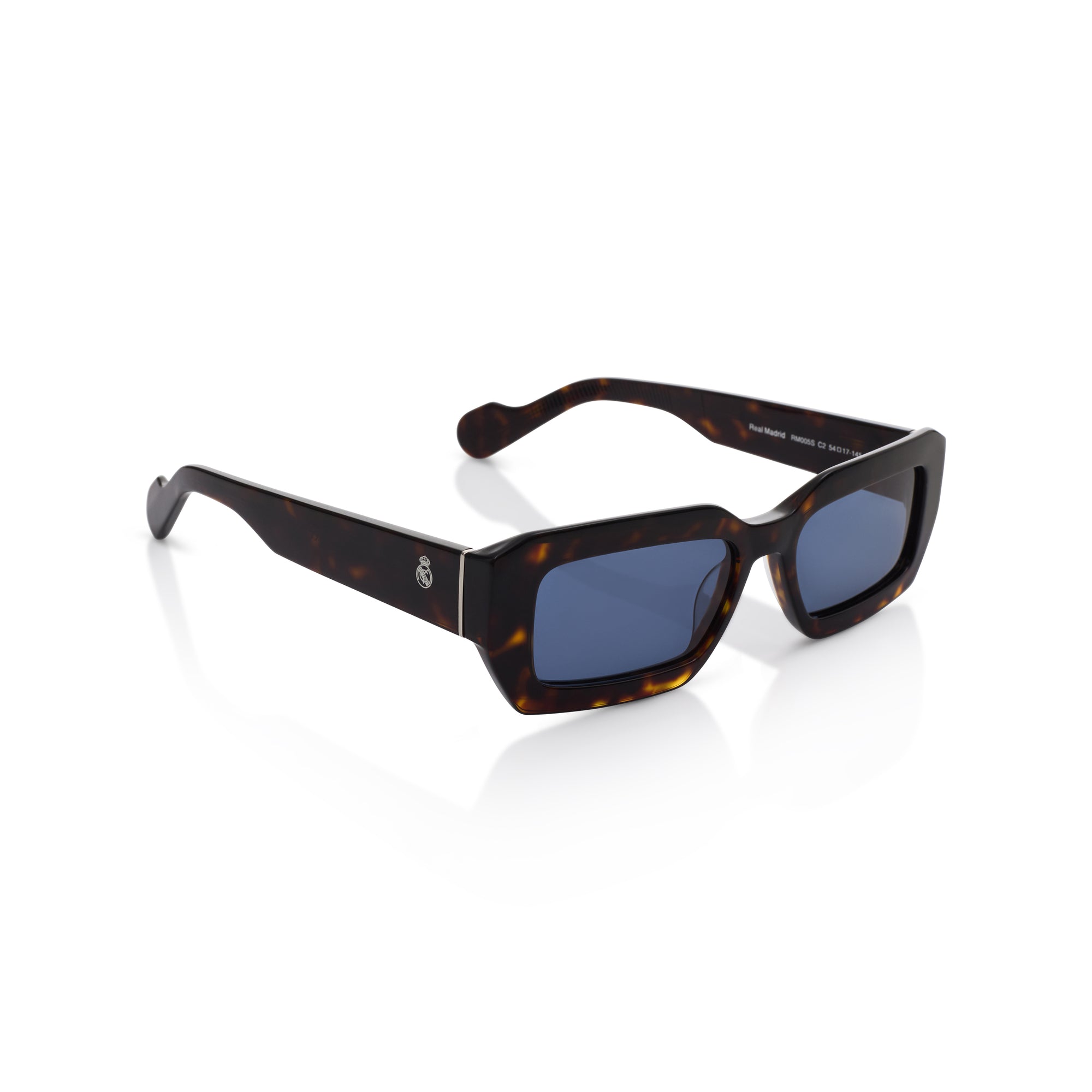 Óculos de Sol Quadrados Real Madrid em Acetato Tartaruga