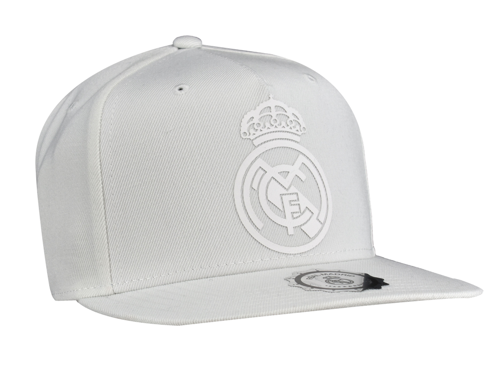 Real Madrid Tonal Crest Cap -White