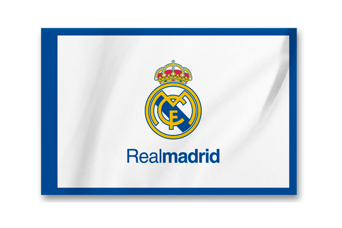Real Madrid Flag Small -White/Blue