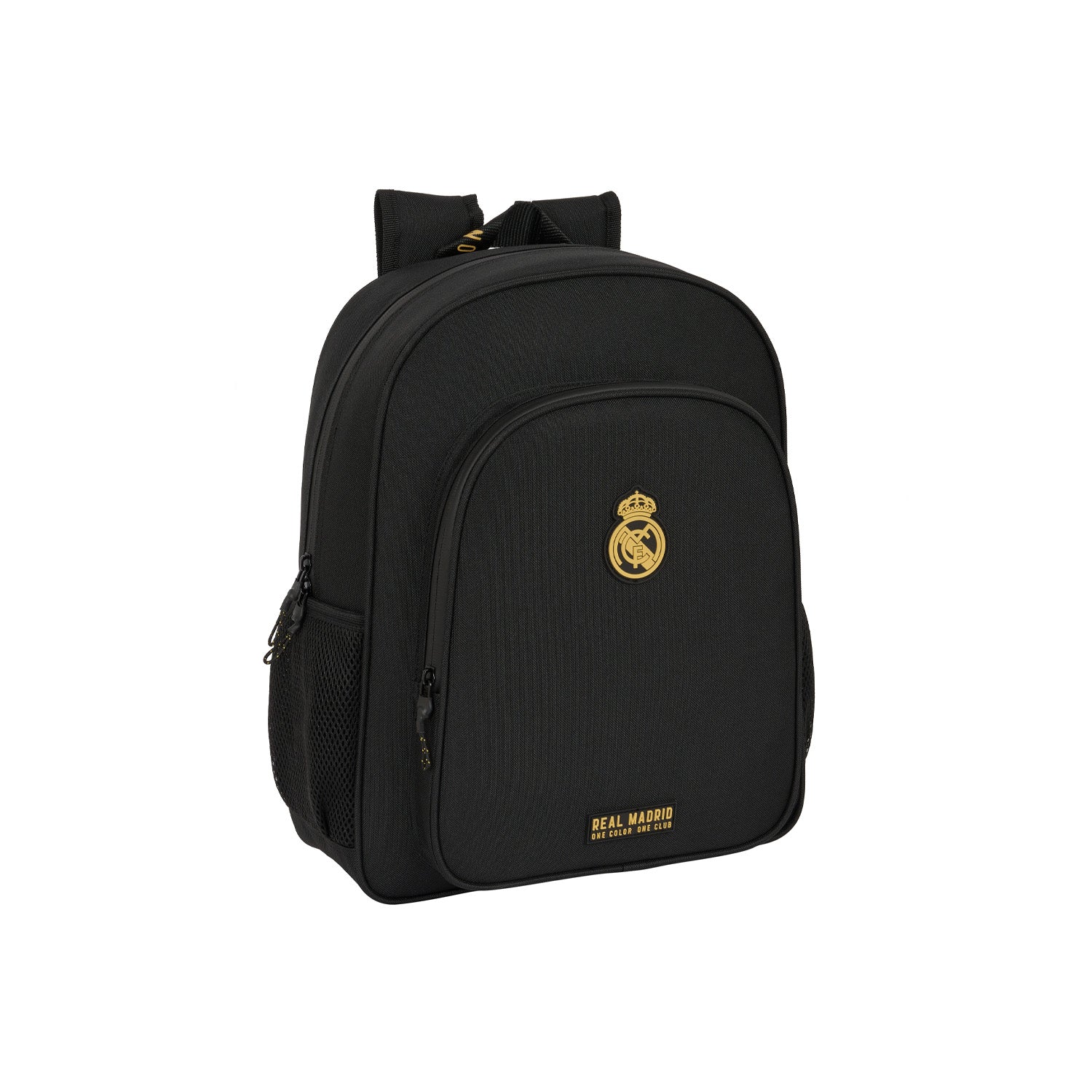 Kids Adaptable Backpack Black/Mustard Real Madrid