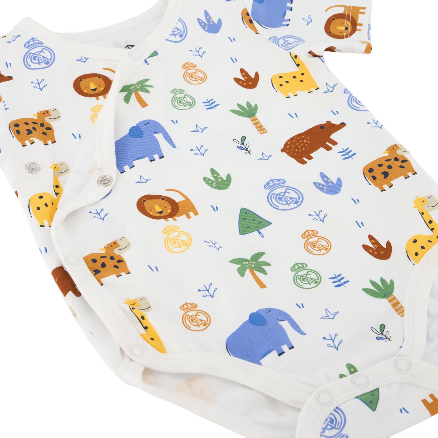 2er-Set Baby Body Jungle Friends Weiß Real Madrid