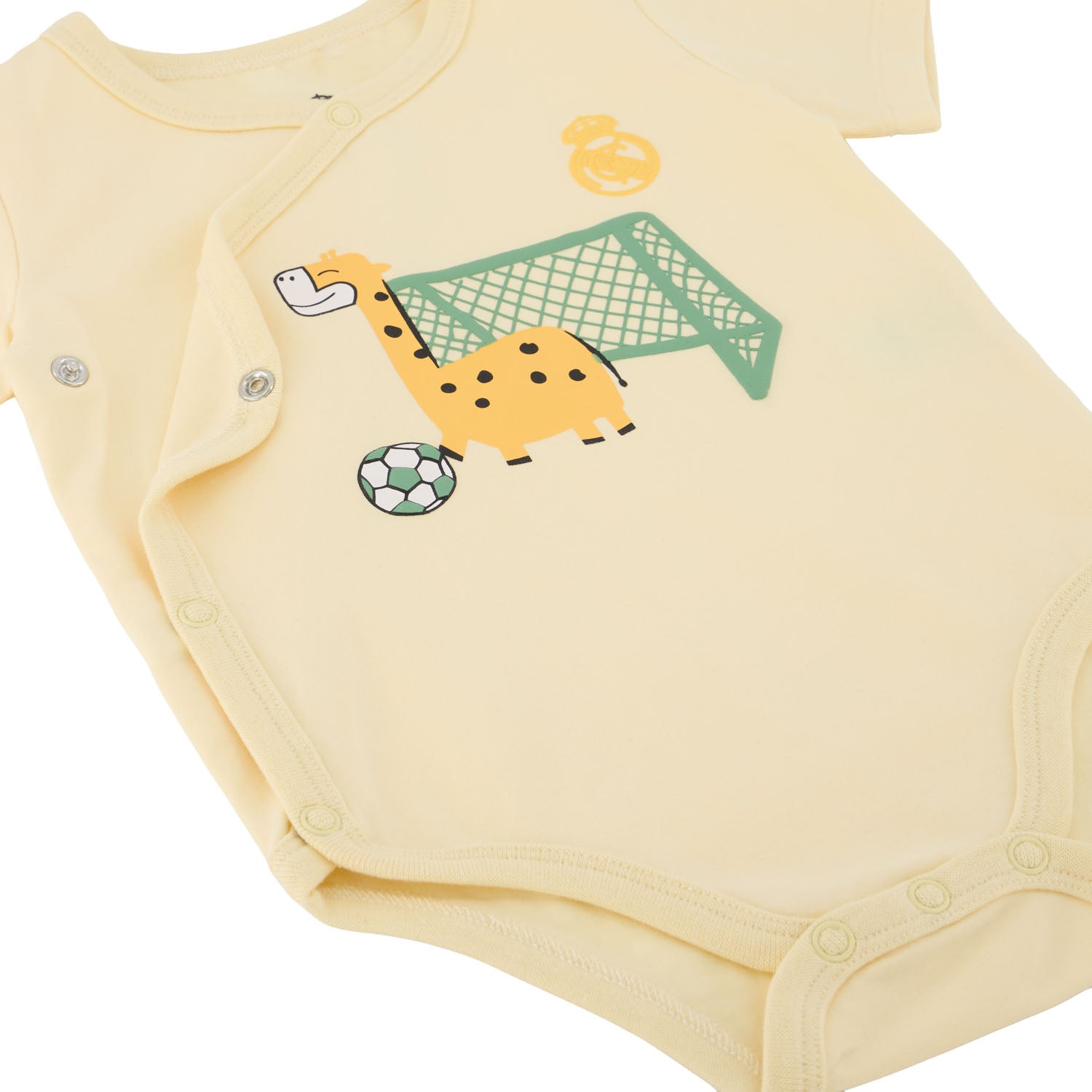 2er-Set Baby Body Jungle Friends Gelb Real Madrid