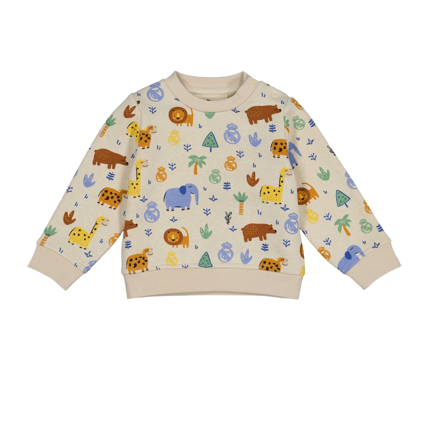Baby Trainingsanzug Jungle Friends Beige Real Madrid