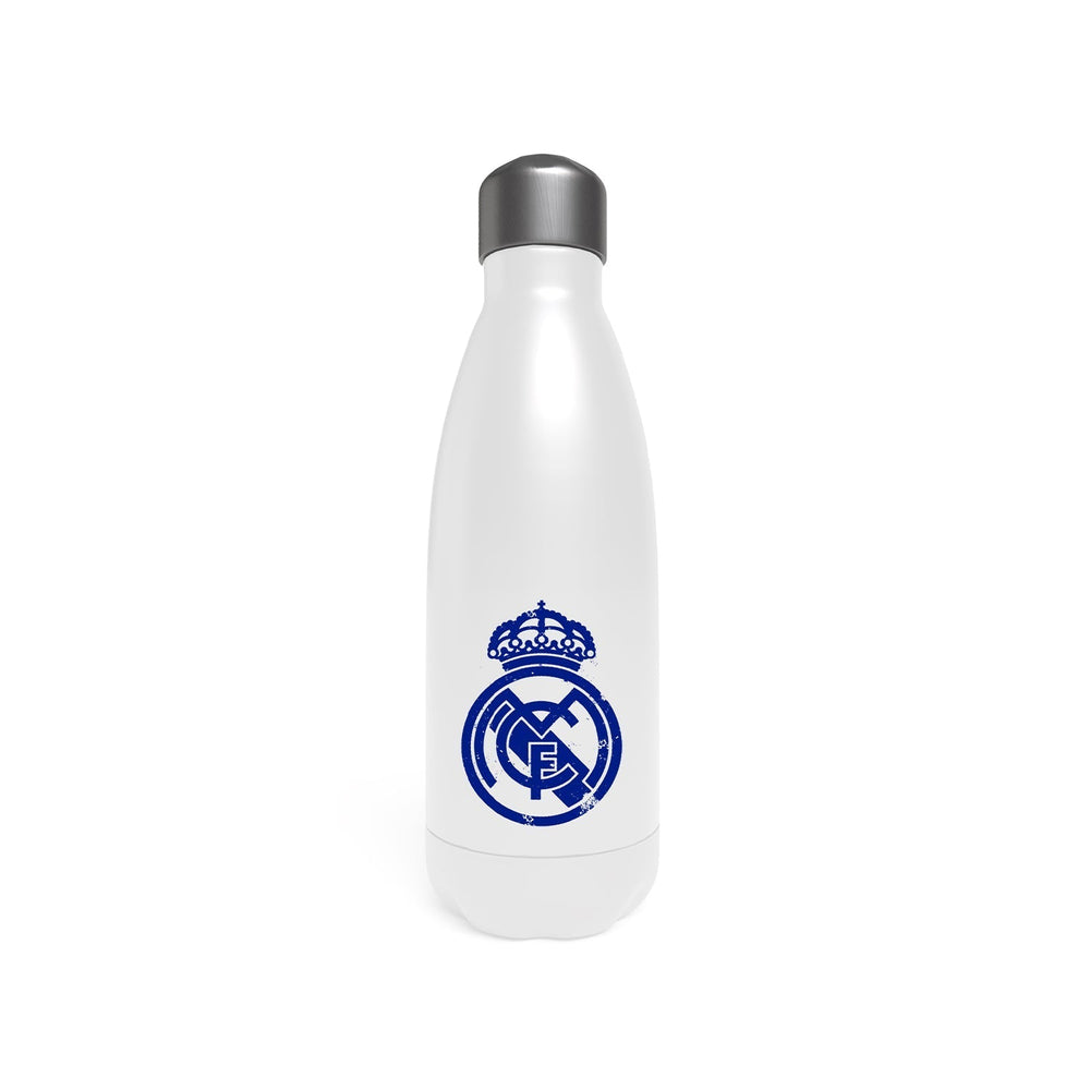 Steel Bottle White/Blue 550ml