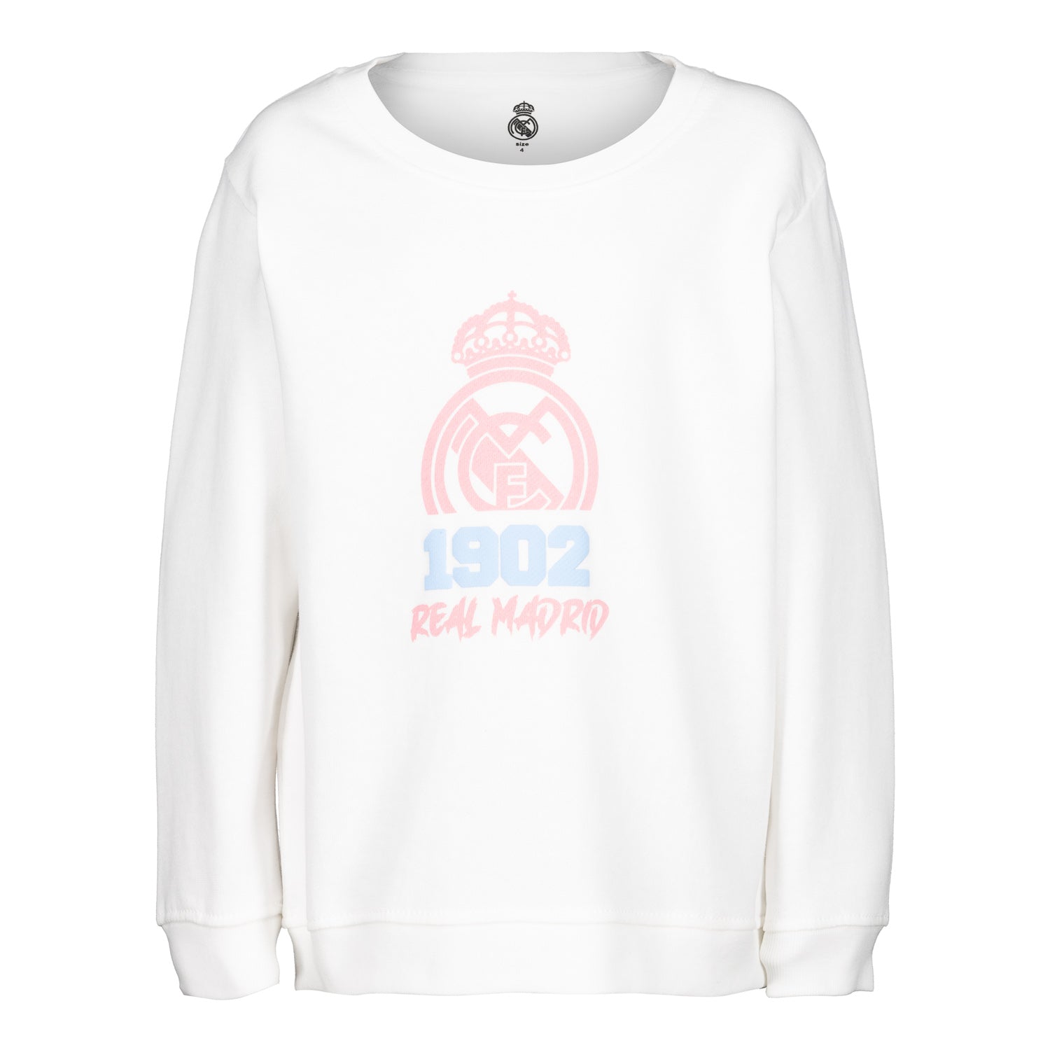 Infant Crewneck Jumper 1902 Print White/Pink