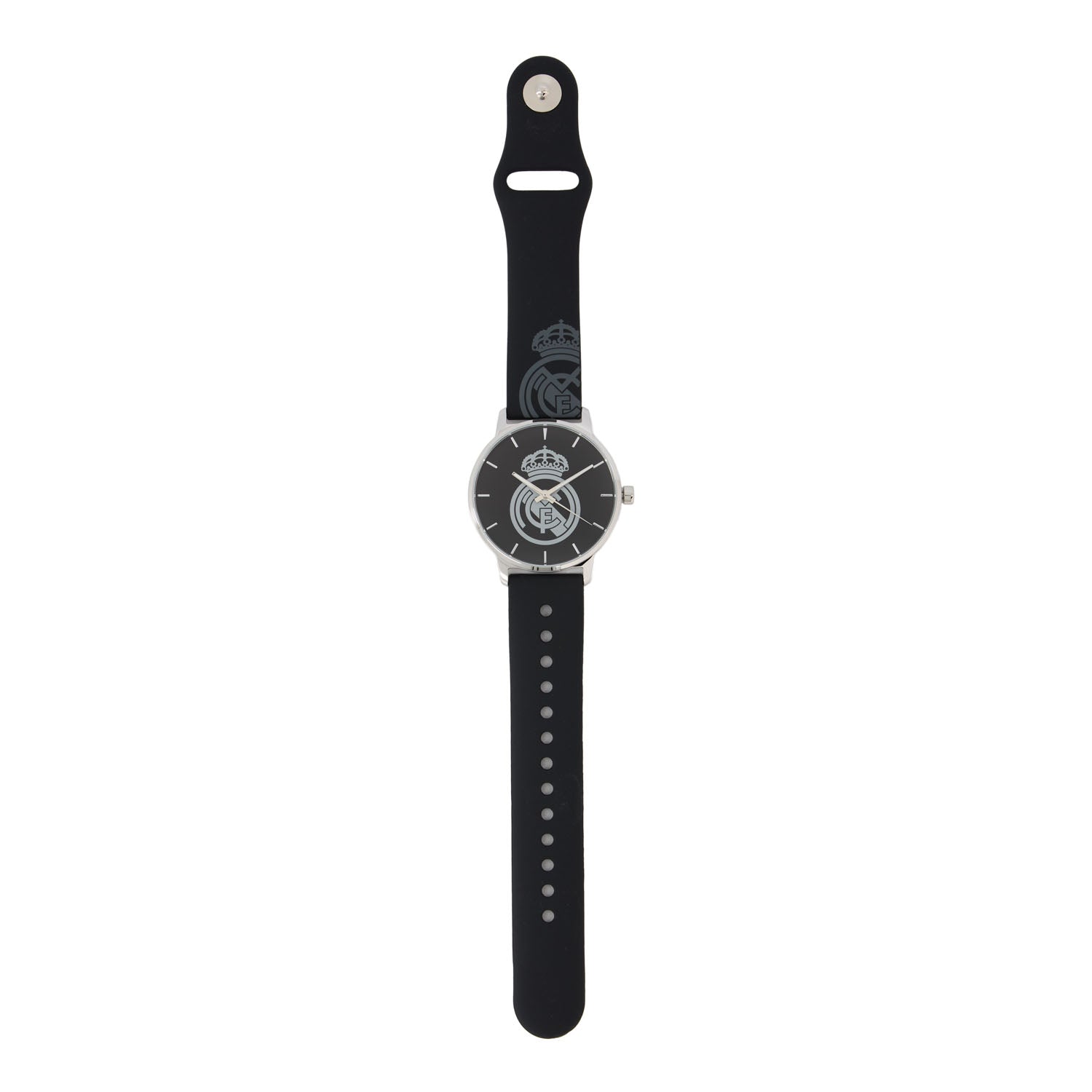 Orologio Analogico con Cinturino in Silicone Nero