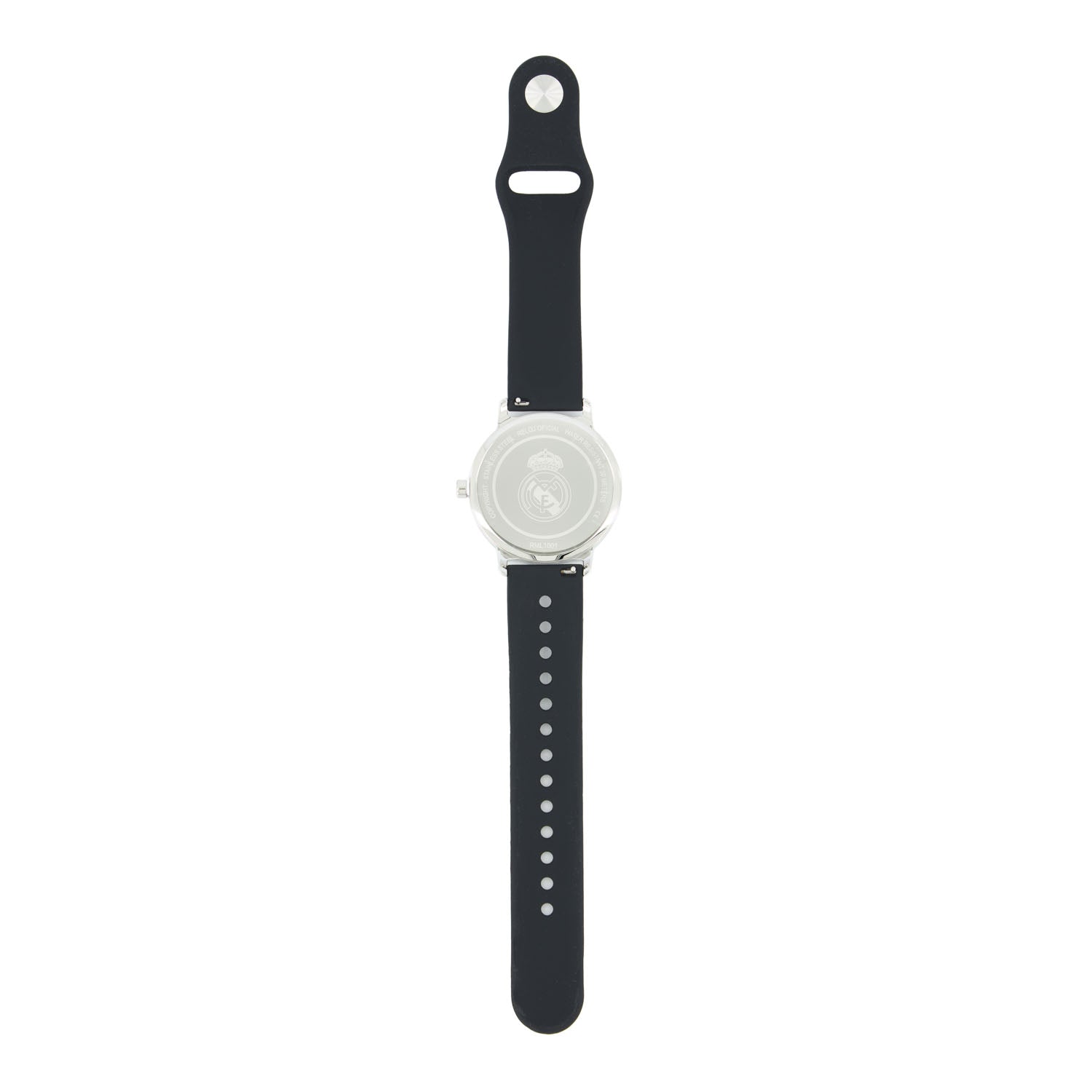 Orologio Analogico con Cinturino in Silicone Nero