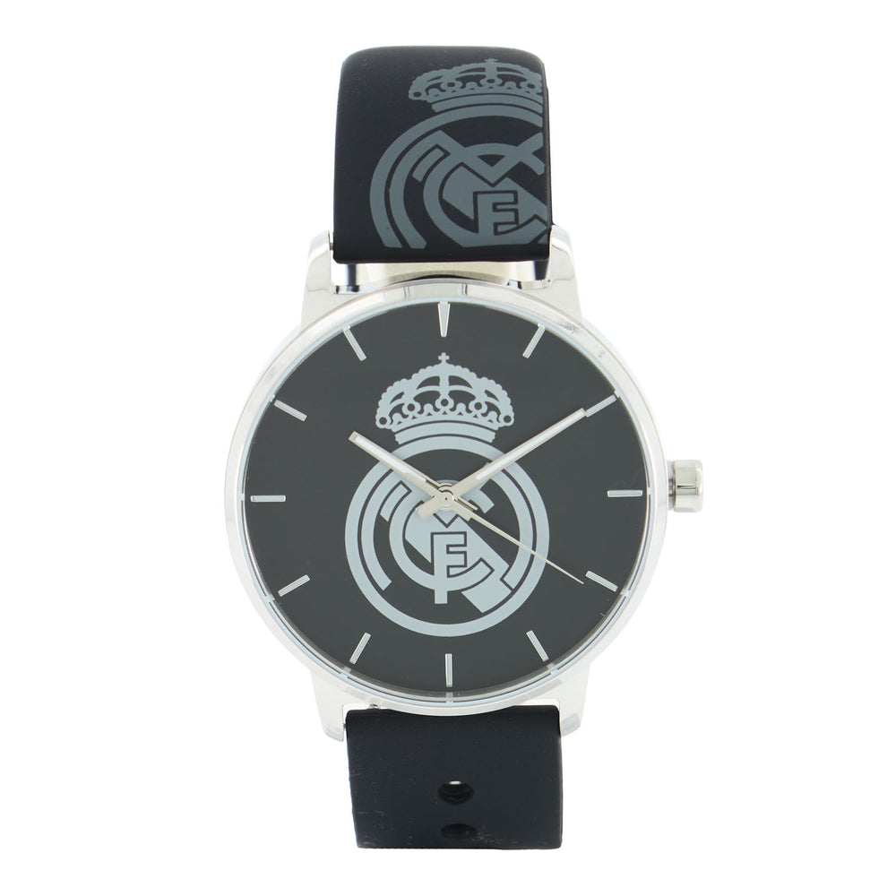 Reloj Analógico Correa Silicona Negro