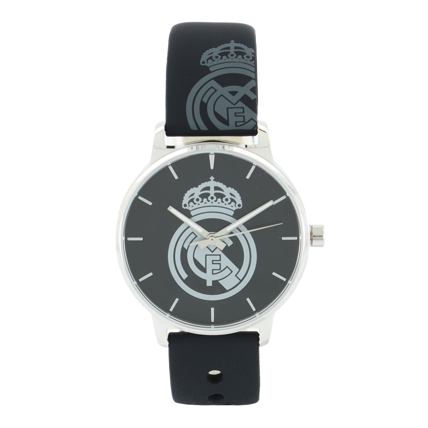 Orologio Analogico Piccolo con Cinturino in Silicone Nero