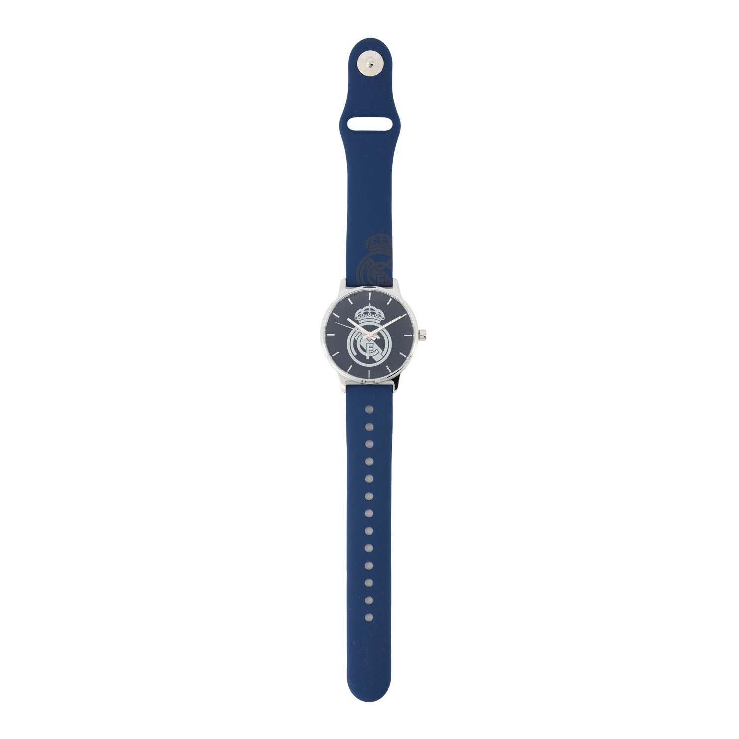 Orologio Analogico Piccolo con Cinturino in Silicone Blu