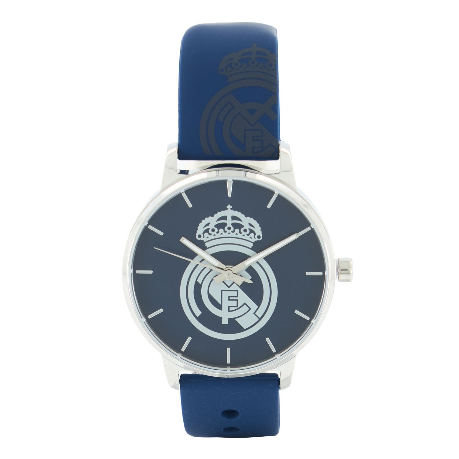 Orologio Analogico Piccolo con Cinturino in Silicone Blu