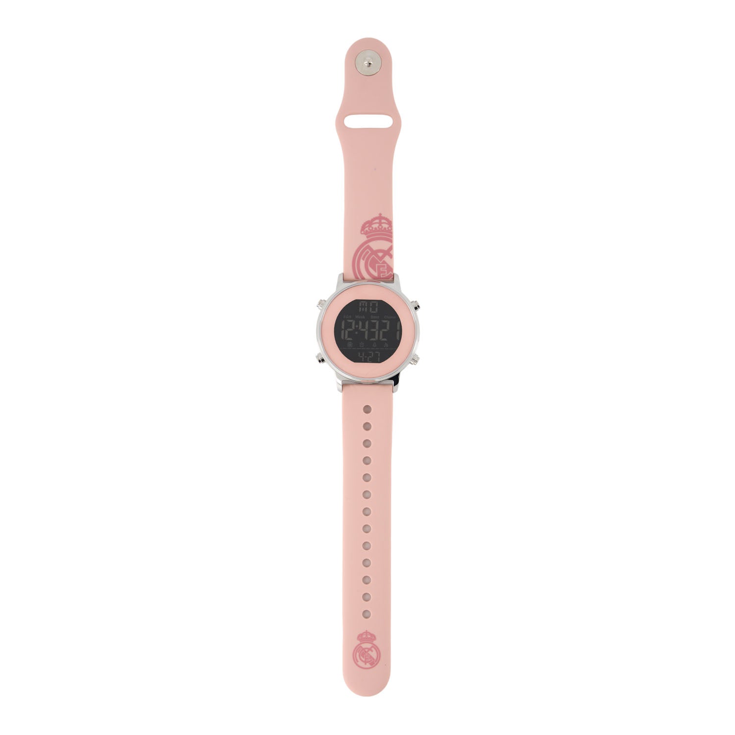 Orologio Digitale con Cinturino in Silicone Rosa