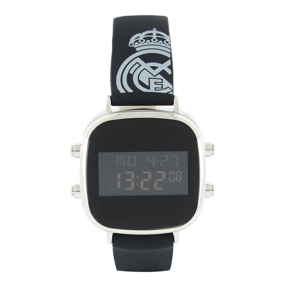 Reloj Digital Cuadrado Correa Silicona Negro