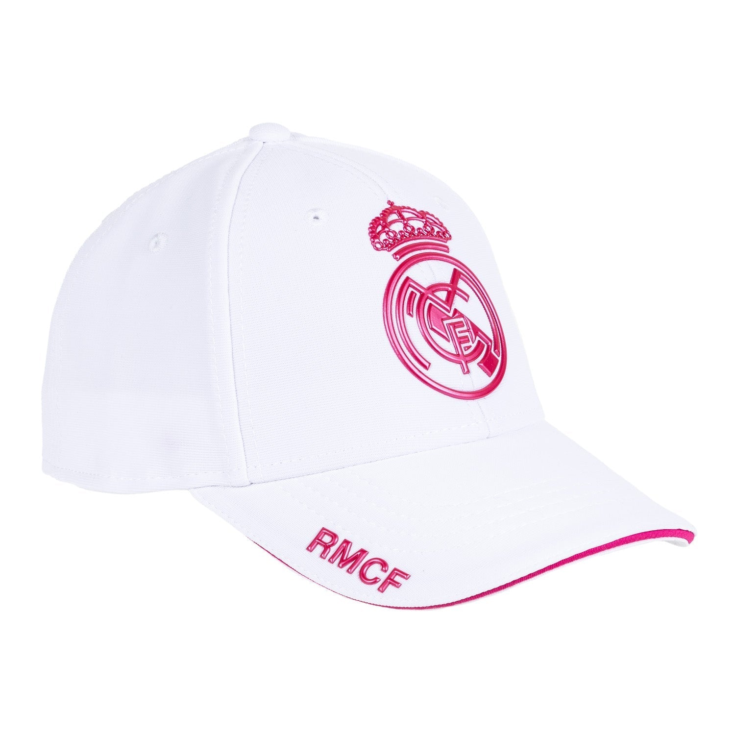 Real Madrid Crest Cap - White/Pink