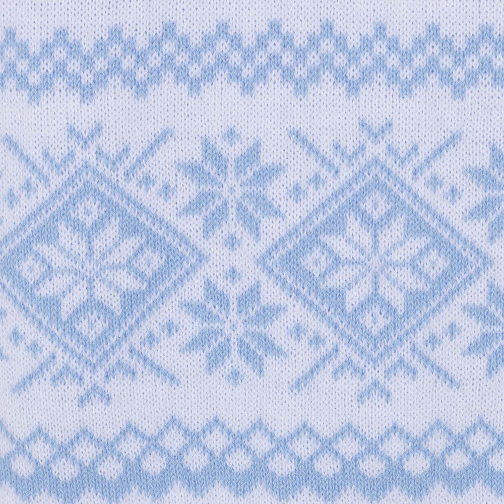 Ladies Christmas Sweater Pastel Blue