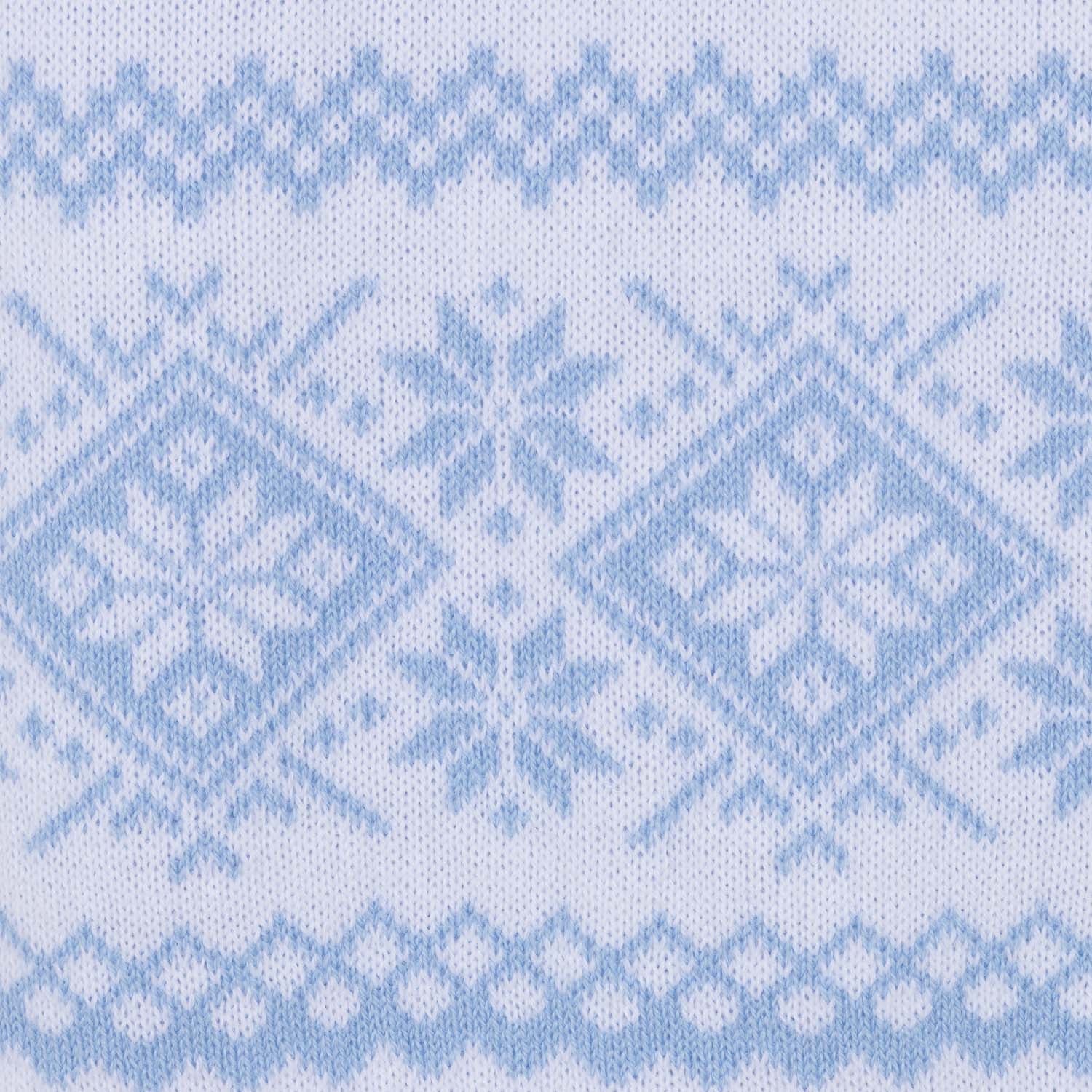Ladies Christmas Sweater Pastel Blue