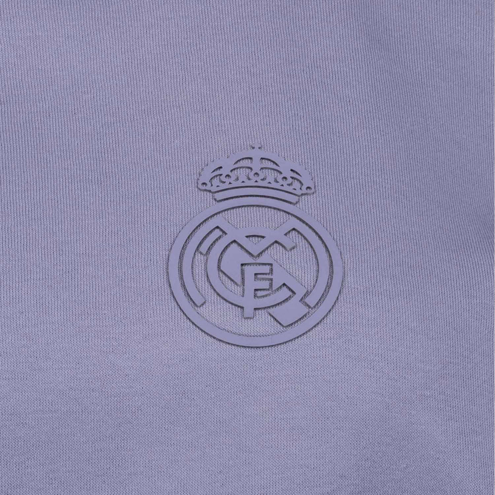 Womens Real Madrid Ladies Vintage Panel Crewneck Sweatshirt