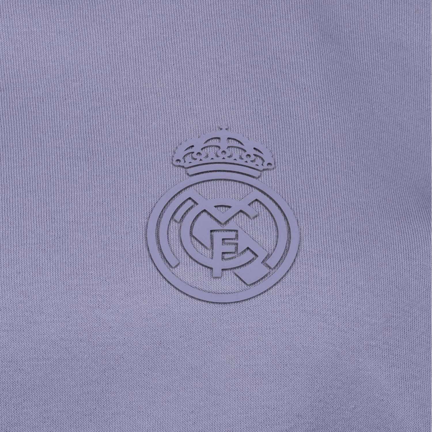 Womens Real Madrid Ladies Vintage Panel Crewneck Sweatshirt