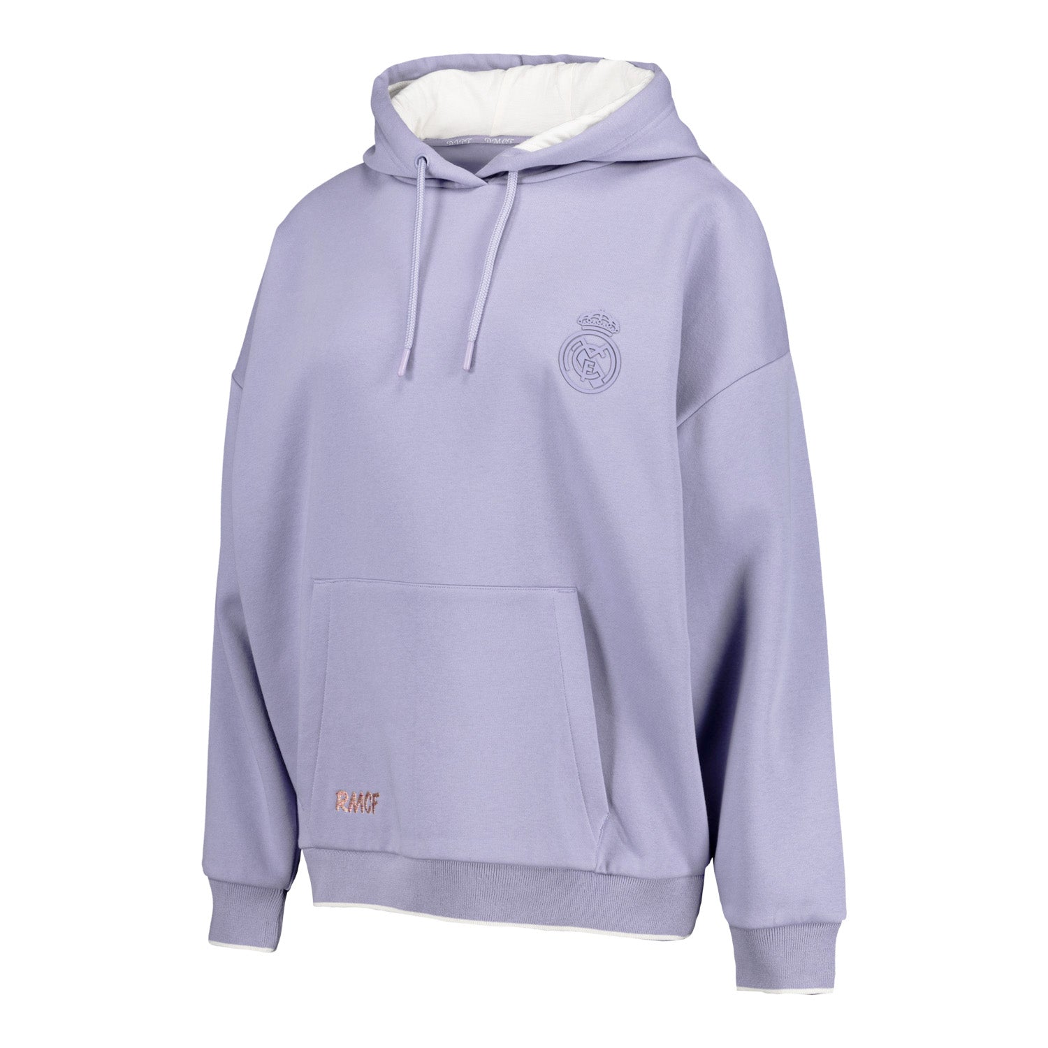 Womens Real Madrid Ladies Vintage Lilac Hoodie