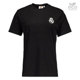 女式T恤ECO Essentials  Real Madrid  单色黑色盾牌