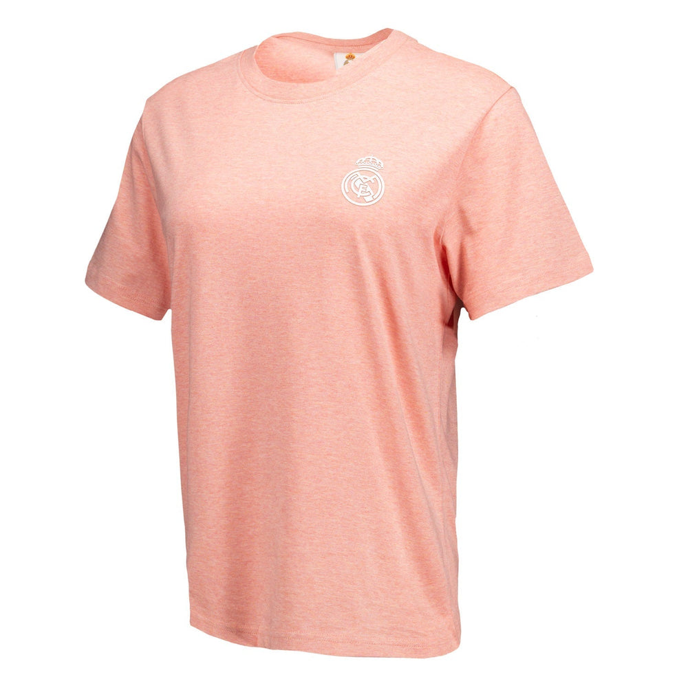 Womens ECO Essentials Real Madrid Monocolor Crest T-Shirt Pink