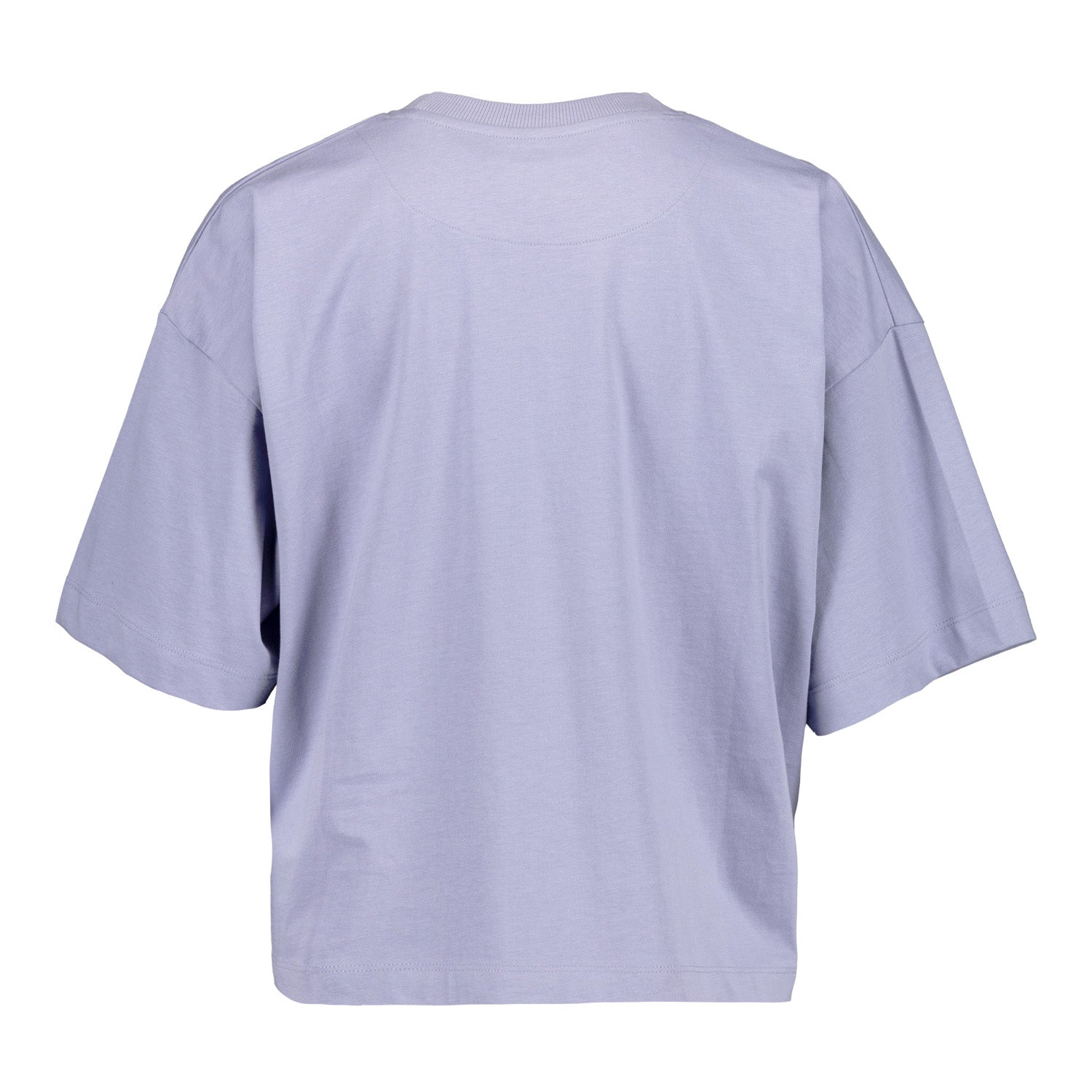 Womens Real Madrid Ladies Vintage Lilac Cropped T-Shirt