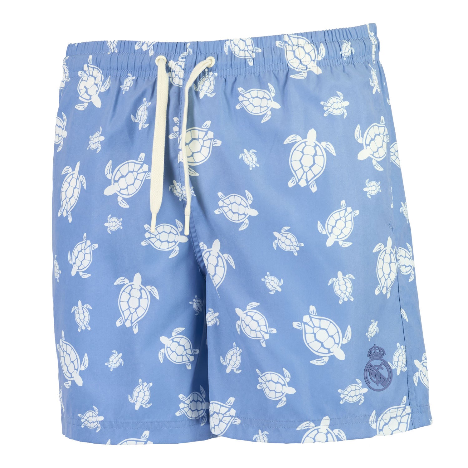 Bañador Diseño Tortuga Hombre Azul/Blanco