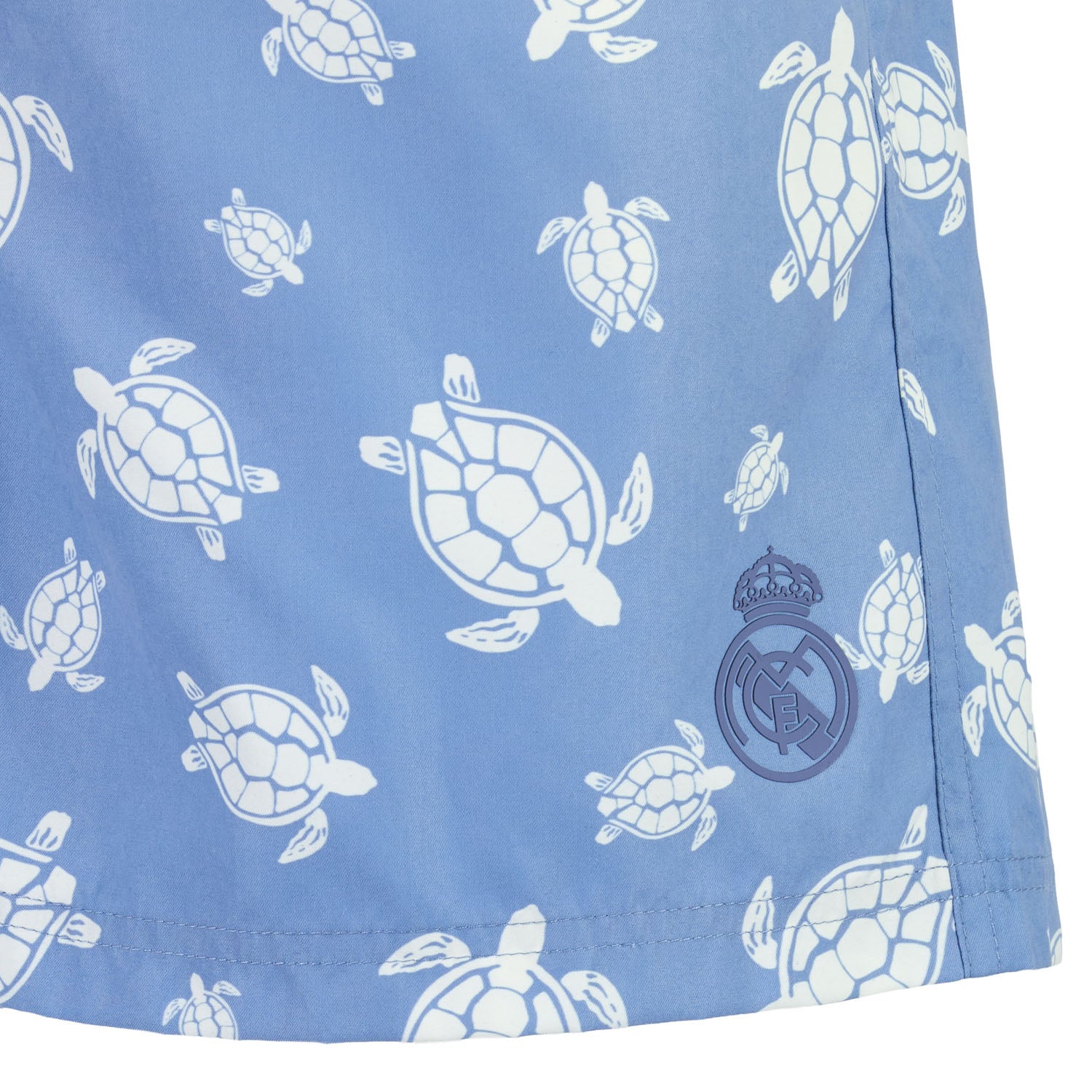 Bañador Diseño Tortuga Hombre Azul/Blanco