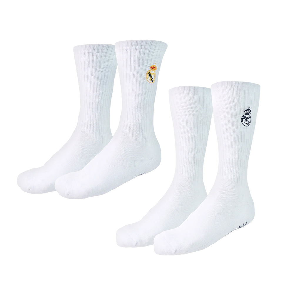 Pack von 2 langen weißen Socken