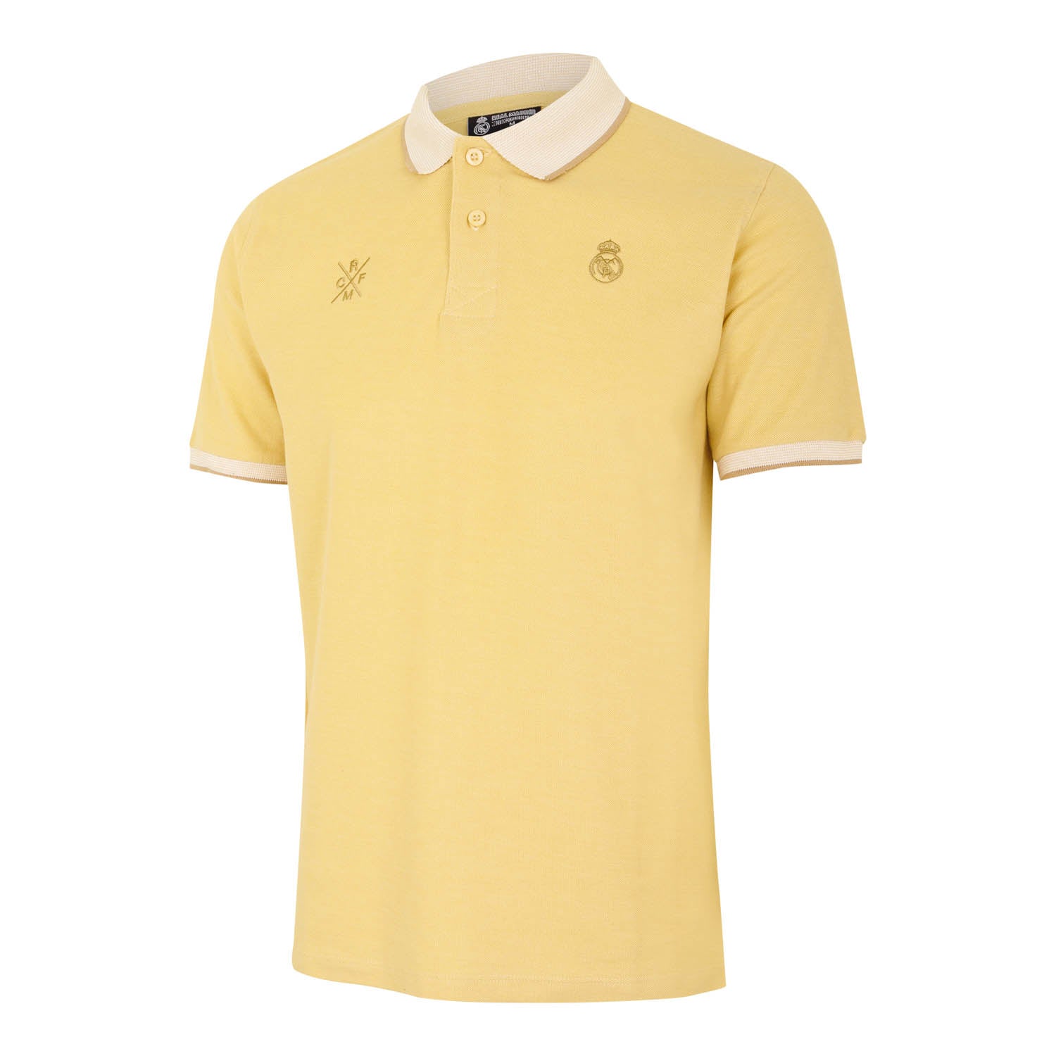 Mens Small Crest Polo Blended Beige