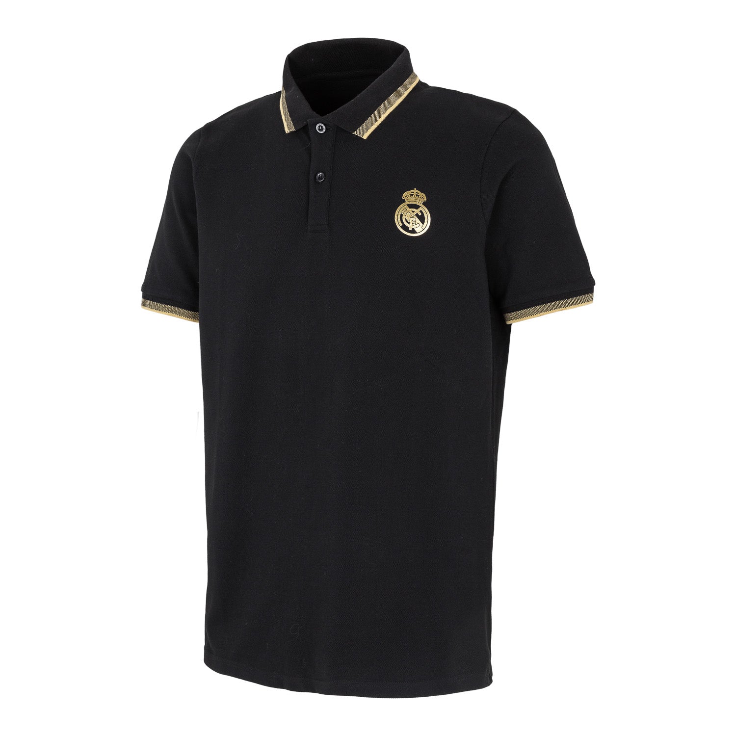 Mens Black & Gold Polo