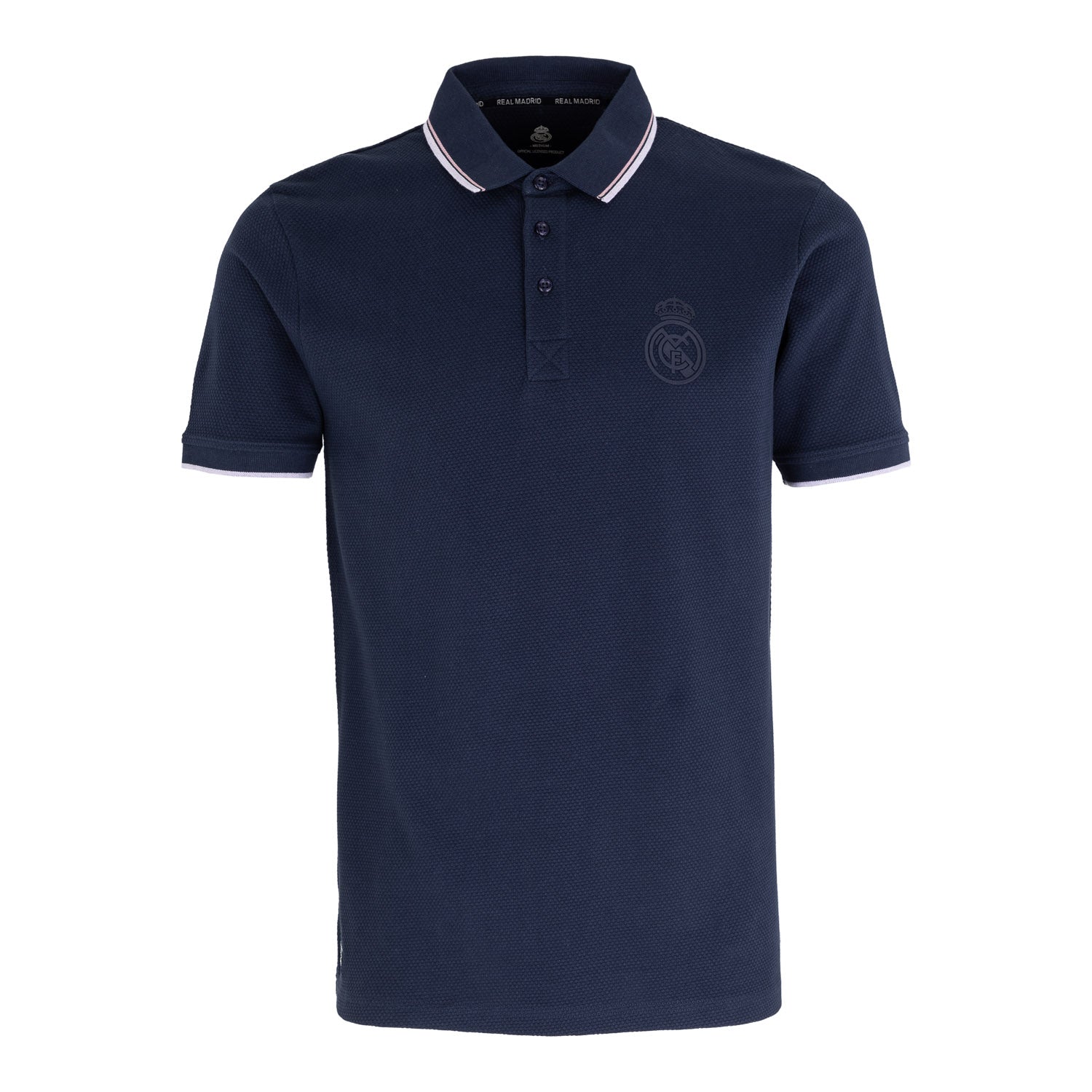 Sakura Mens Jacquard Polo Navy