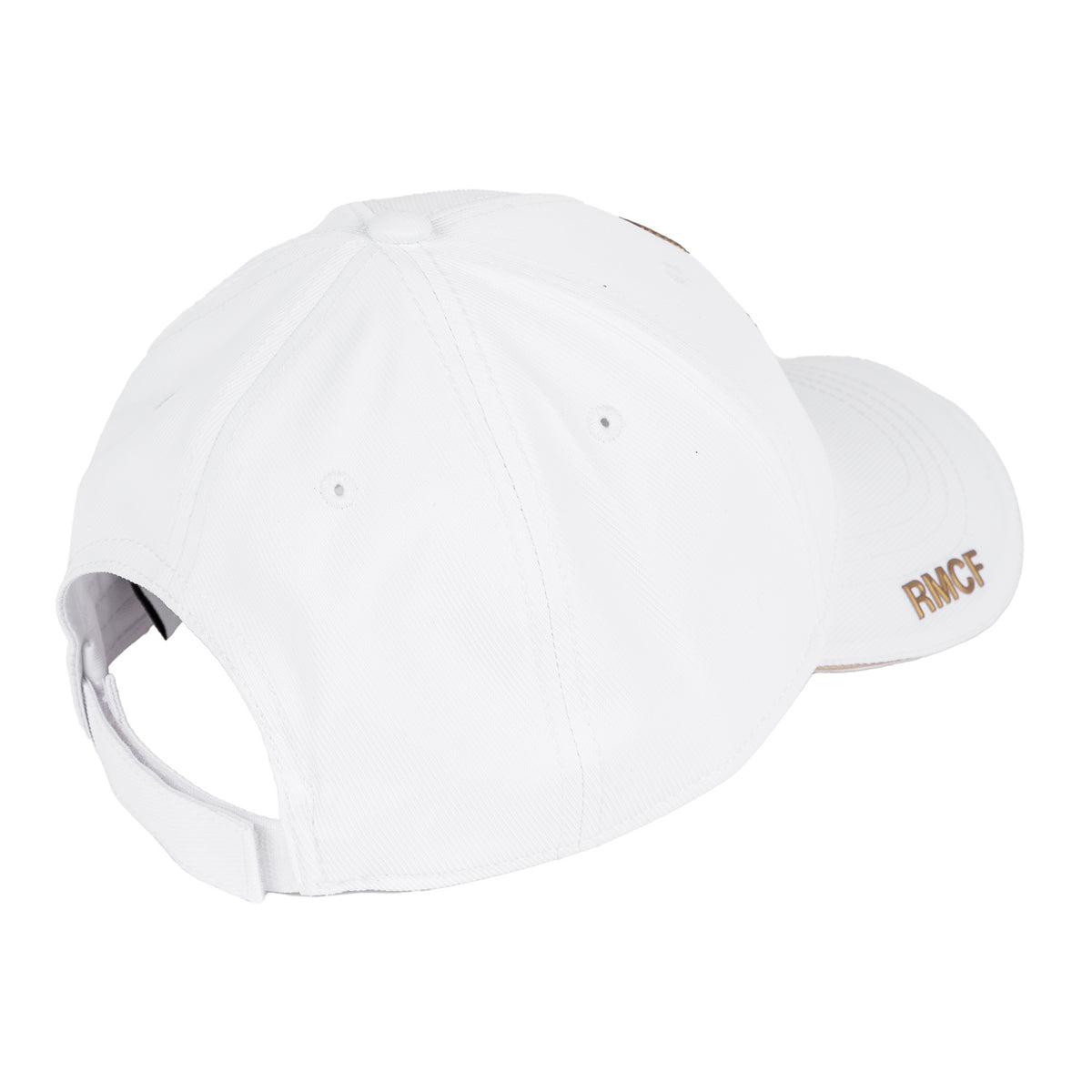 Casquette Real Madrid avec écusson blanc/or